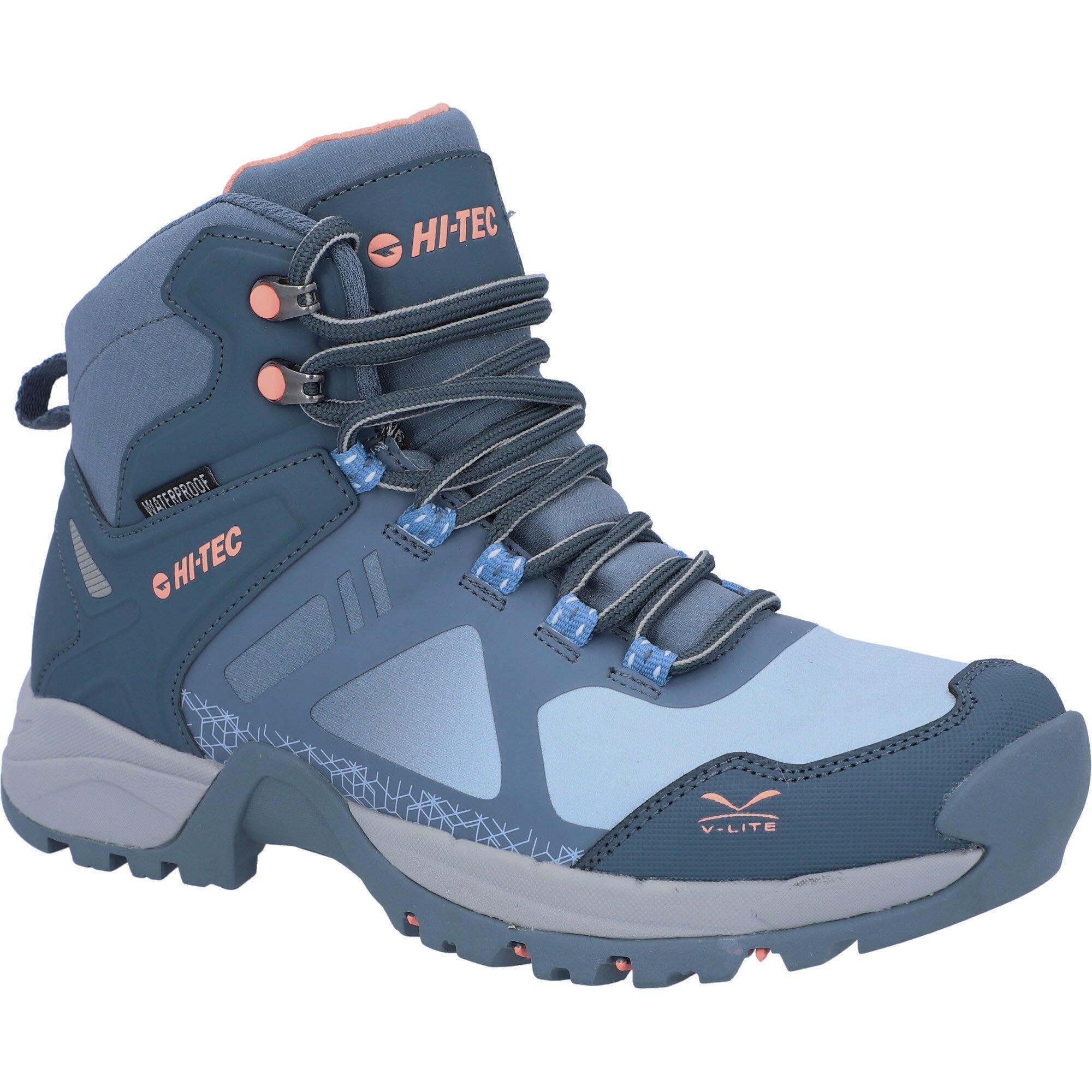 Turquoise/Pink - Hi Tec - Women's Waterproof Hiking Boot - 1