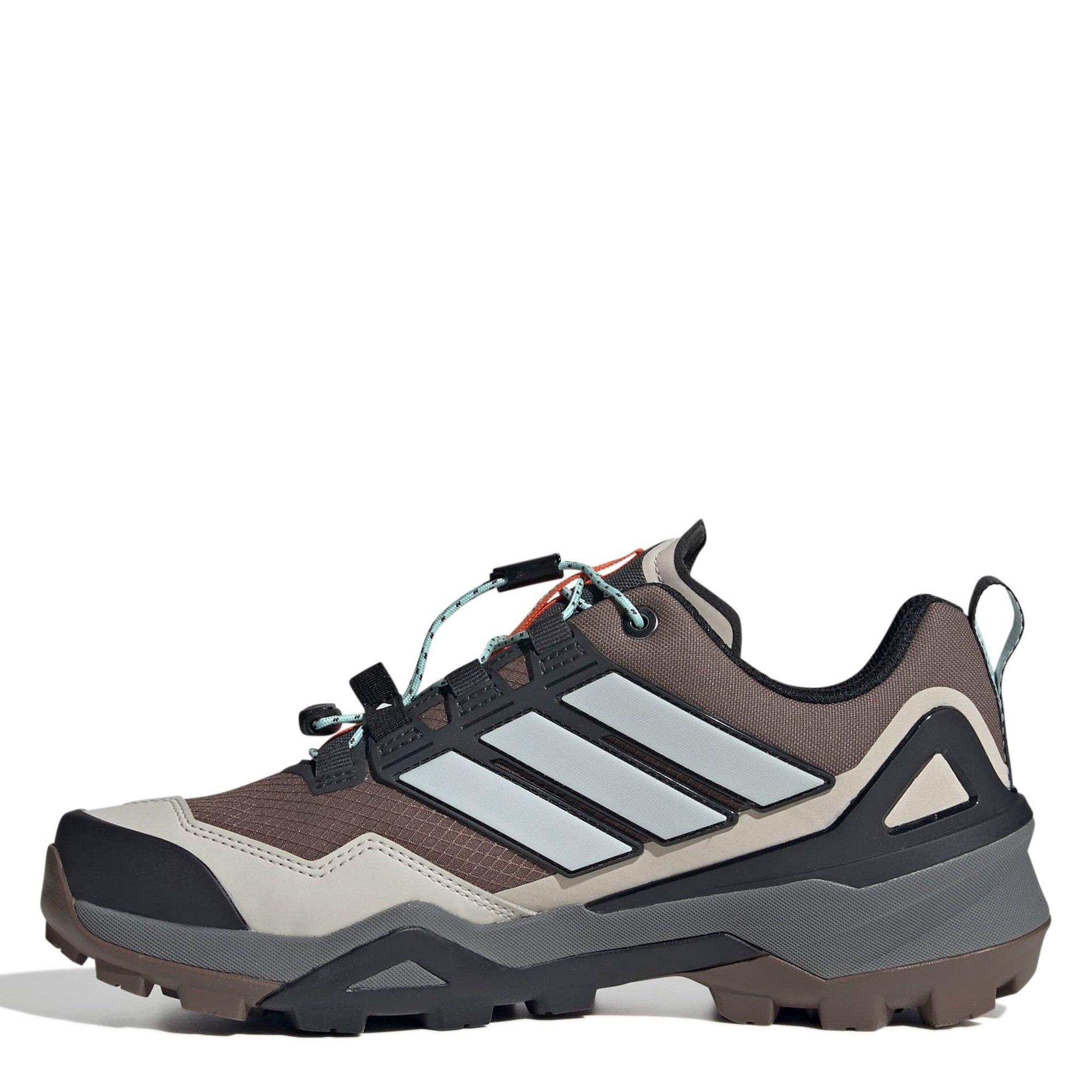 Earth/Grey/Aqua - adidas - Terrex Skychaser GORE-TEX Womens Hiking Shoes - 2