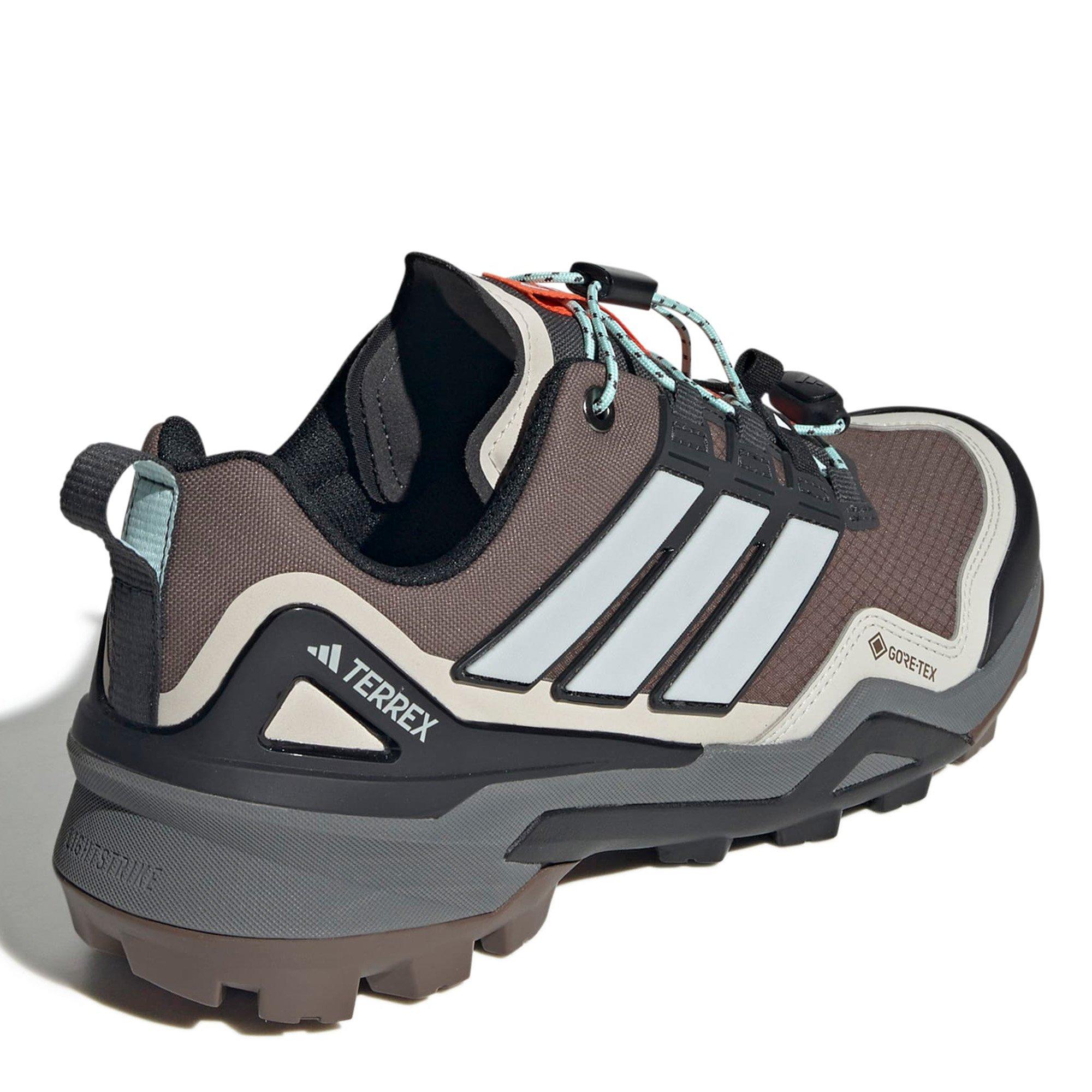 Earth/Grey/Aqua - adidas - Terrex Skychaser GORE-TEX Womens Hiking Shoes - 6
