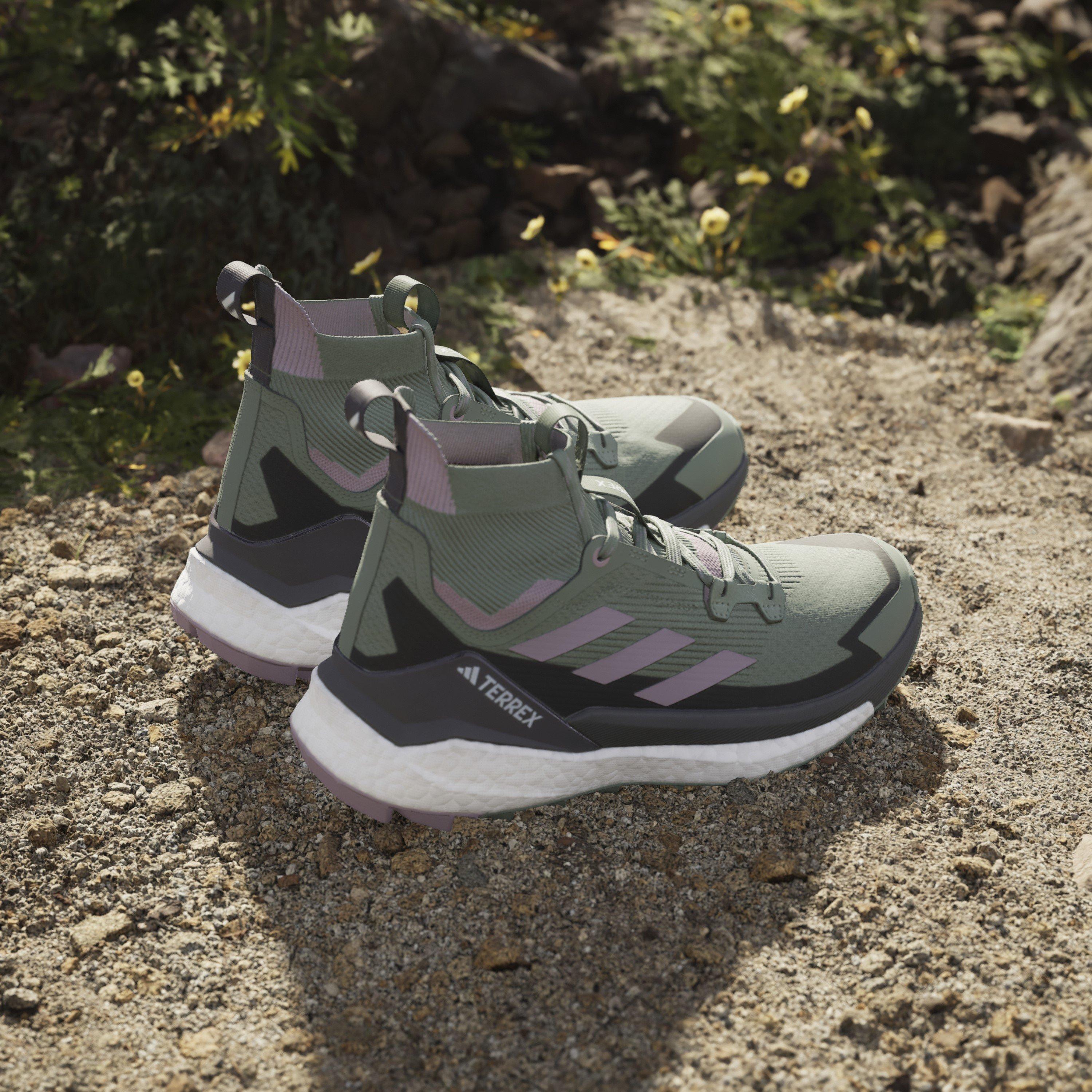 Verde - adidas - Terrex Free Hiker Non Waterproof Hiking Shoes - 12