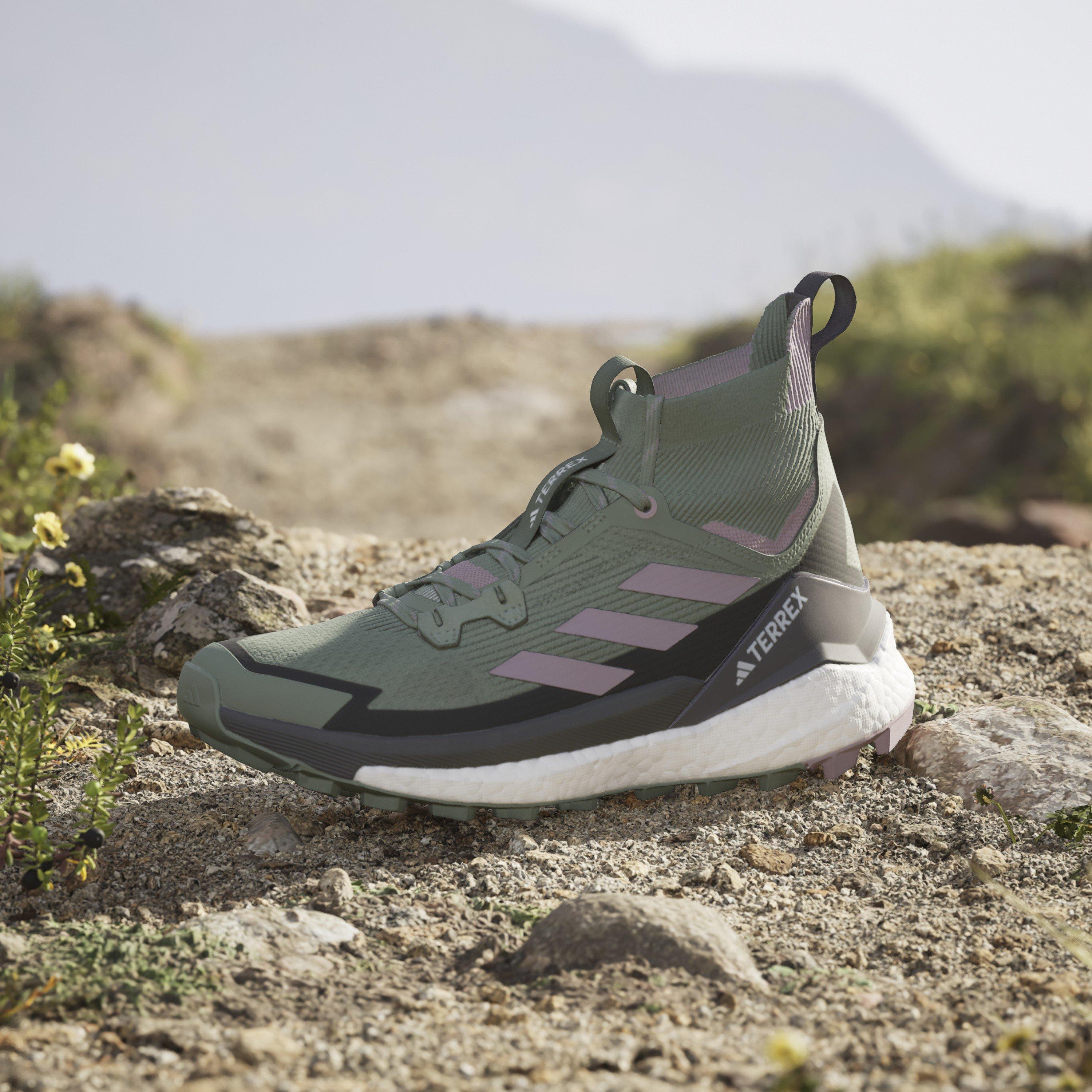 Verde - adidas - Terrex Free Hiker Non Waterproof Hiking Shoes - 13