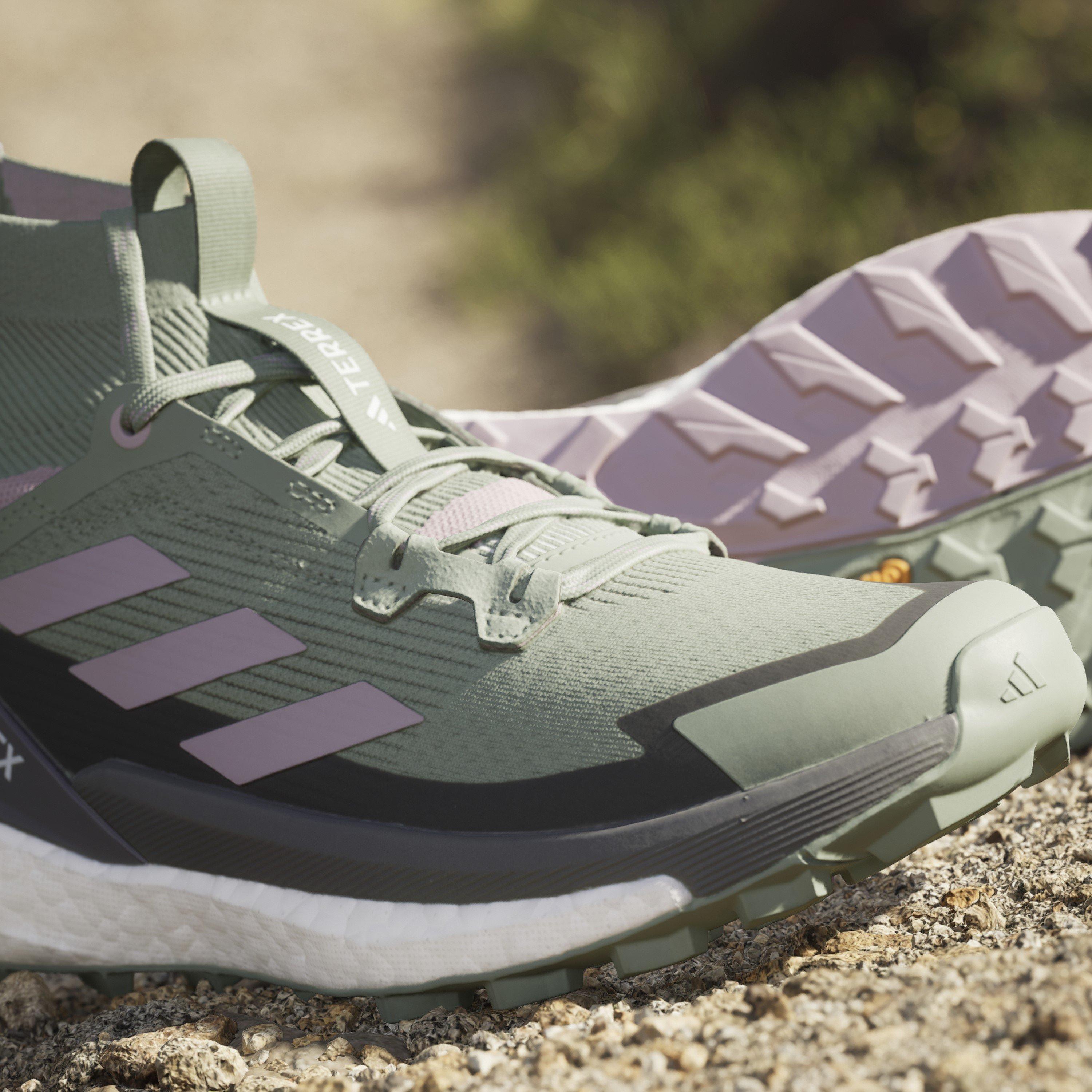 Verde - adidas - Terrex Free Hiker Non Waterproof Hiking Shoes - 15