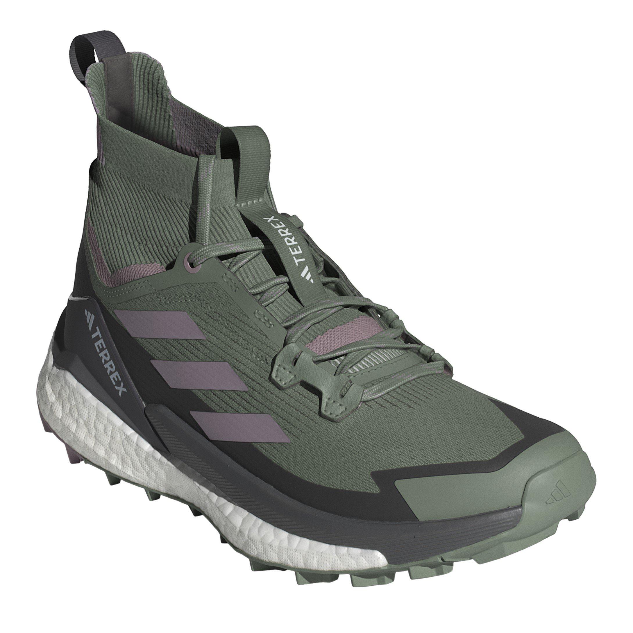 Verde - adidas - Terrex Free Hiker Non Waterproof Hiking Shoes - 3
