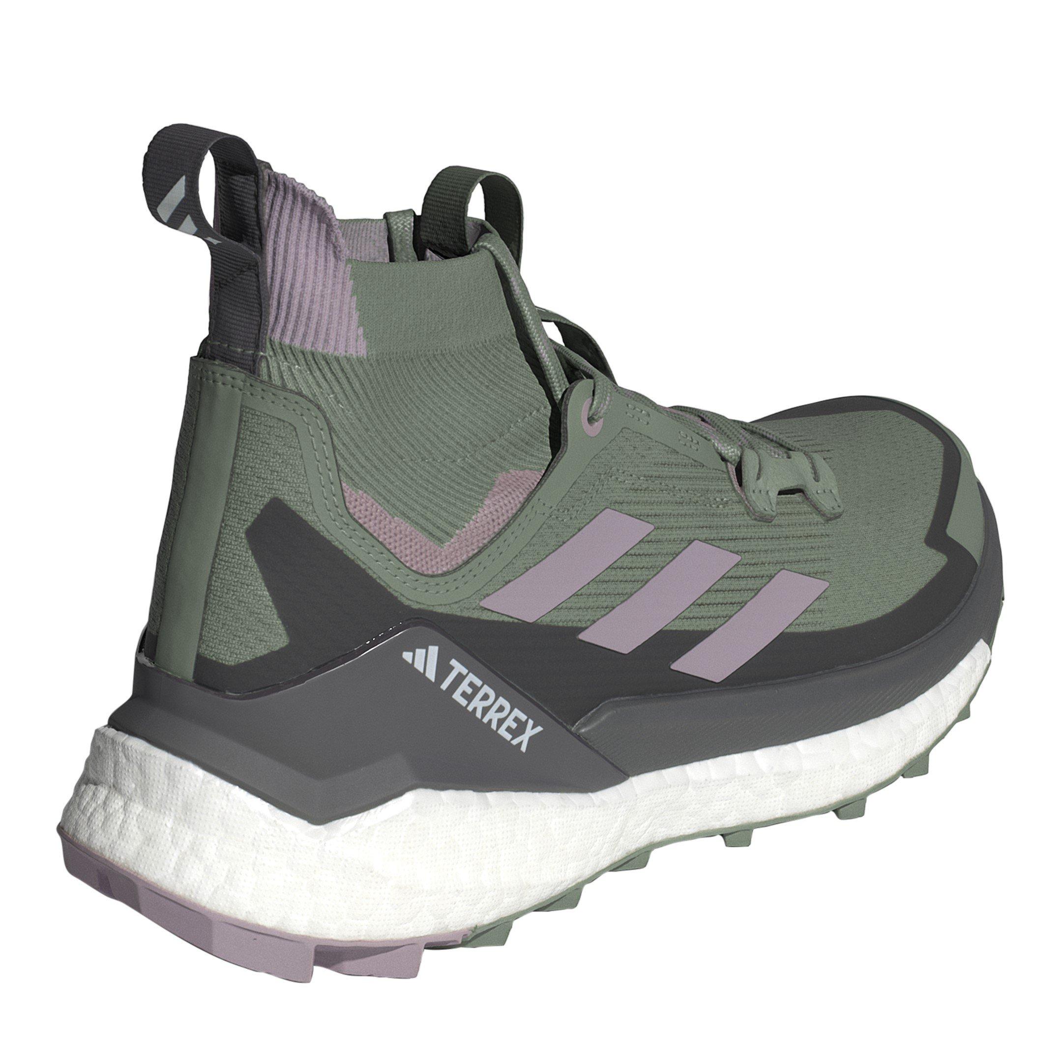 Verde - adidas - Terrex Free Hiker Non Waterproof Hiking Shoes - 4