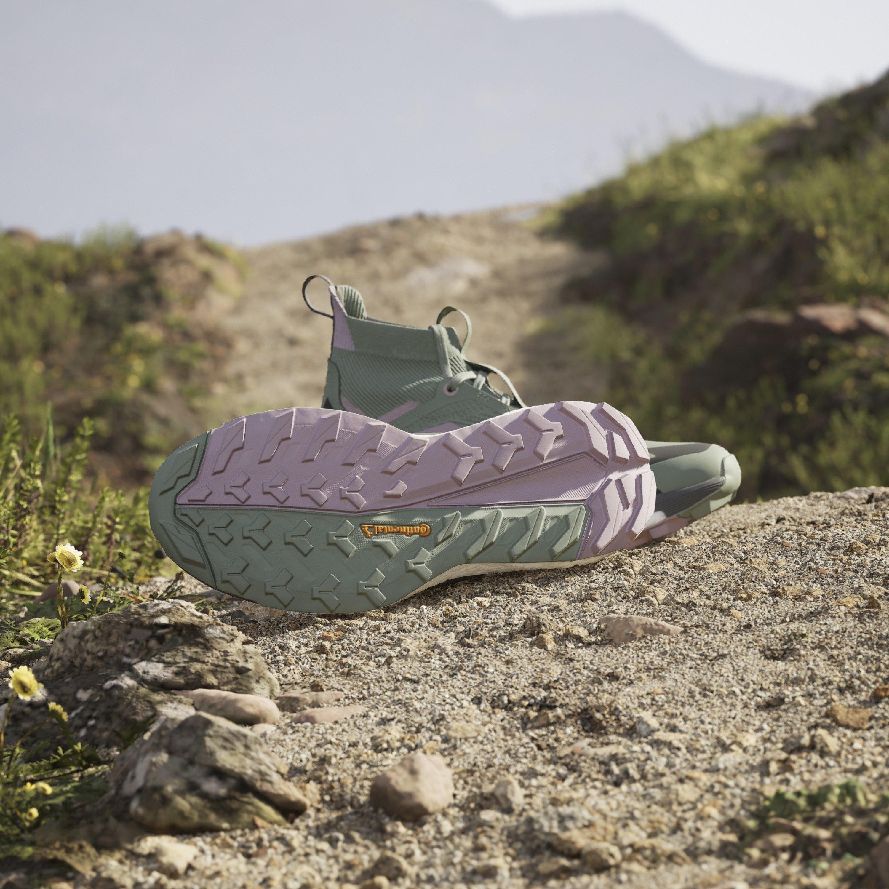 Verde - adidas - Terrex Free Hiker Non Waterproof Hiking Shoes - 10