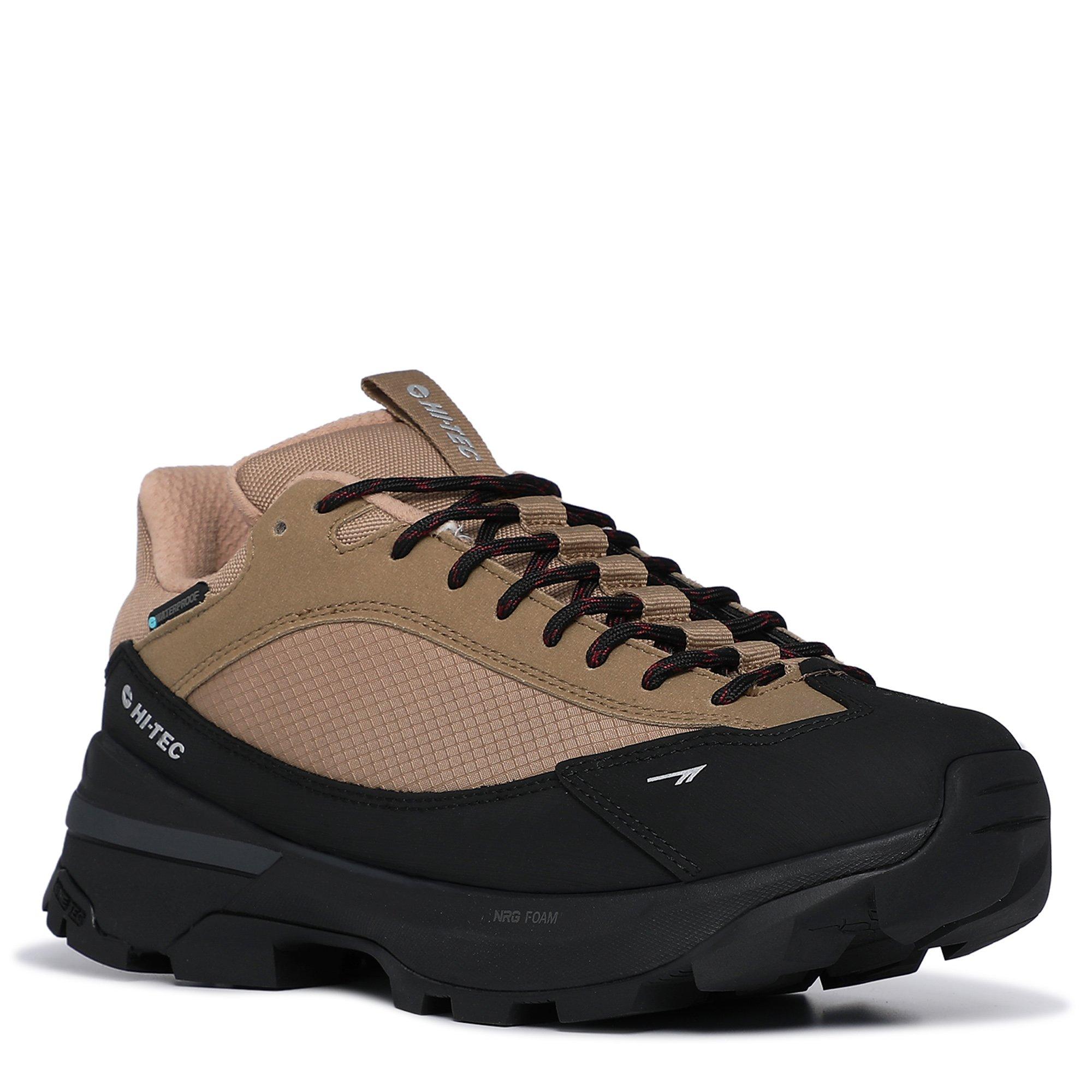 Taupe/Black - Hi Tec - Crest Waterproof Womens Hiking Shoes - 4
