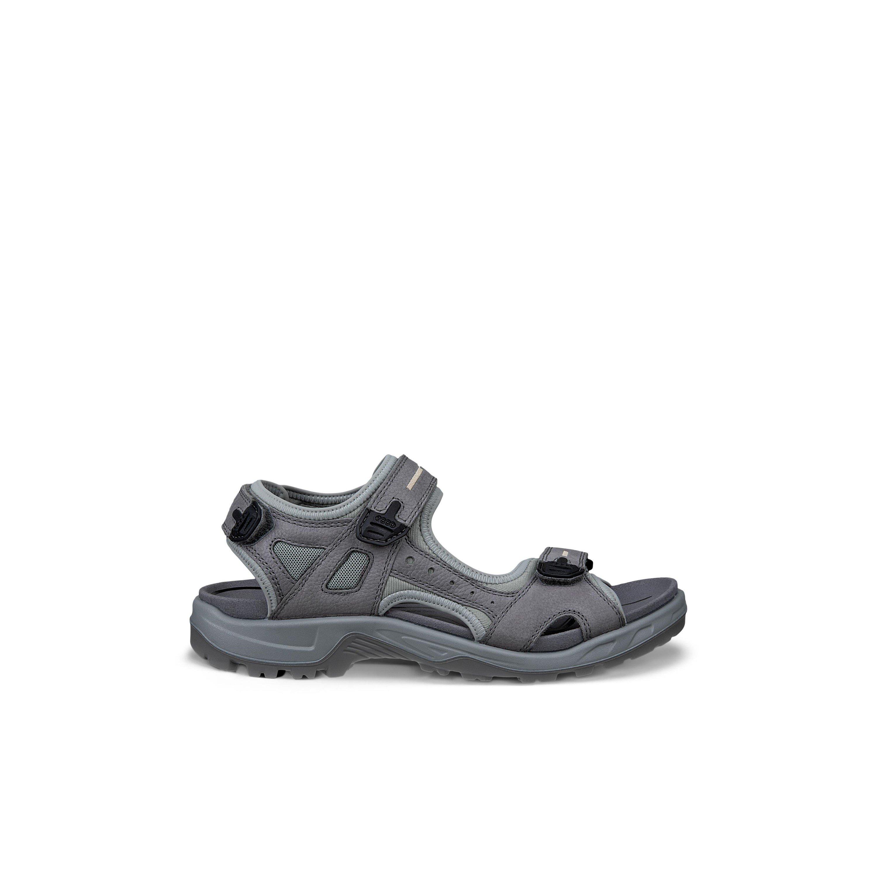 Ecco Men's Walking Sandals - Steel - 10 (44)