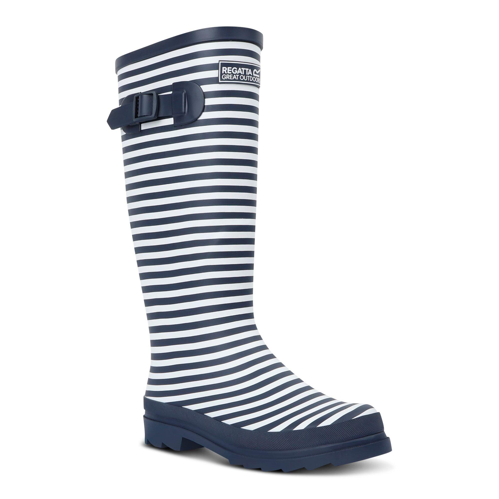 Regatta Women's Wellingtons - Navy/Whitstr - 7 (41)
