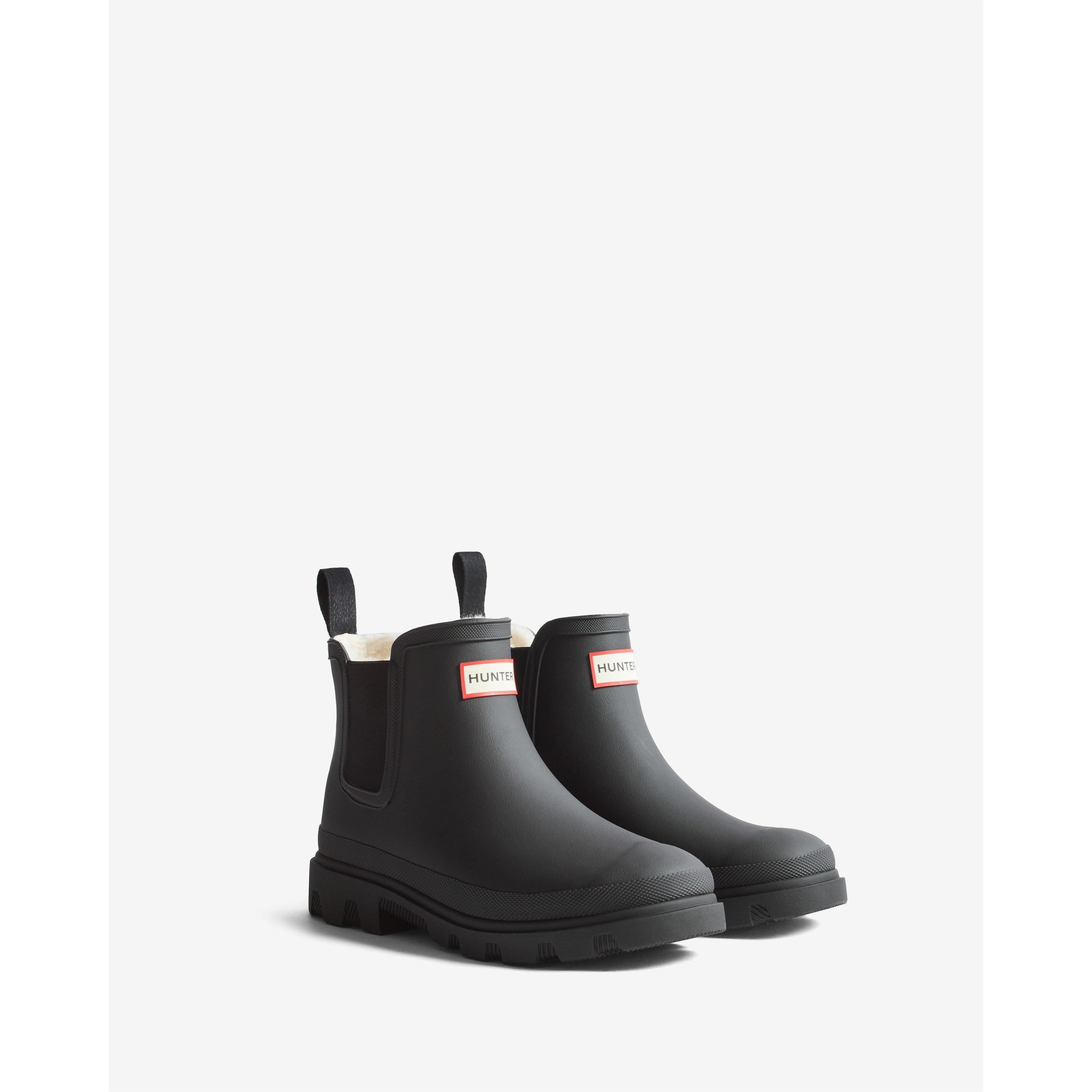 Black - Hunter - Women's Downpour Short Wellingtons - 2