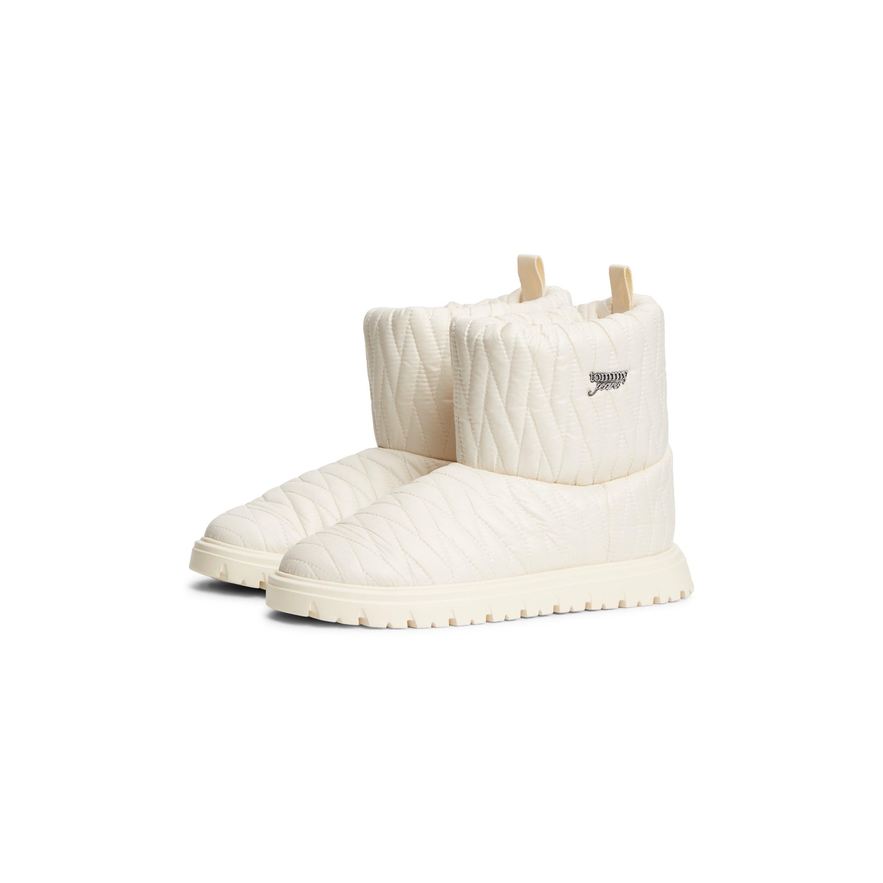 Cream - Tommy Jeans - Women's Quilted Snow Boots - 2