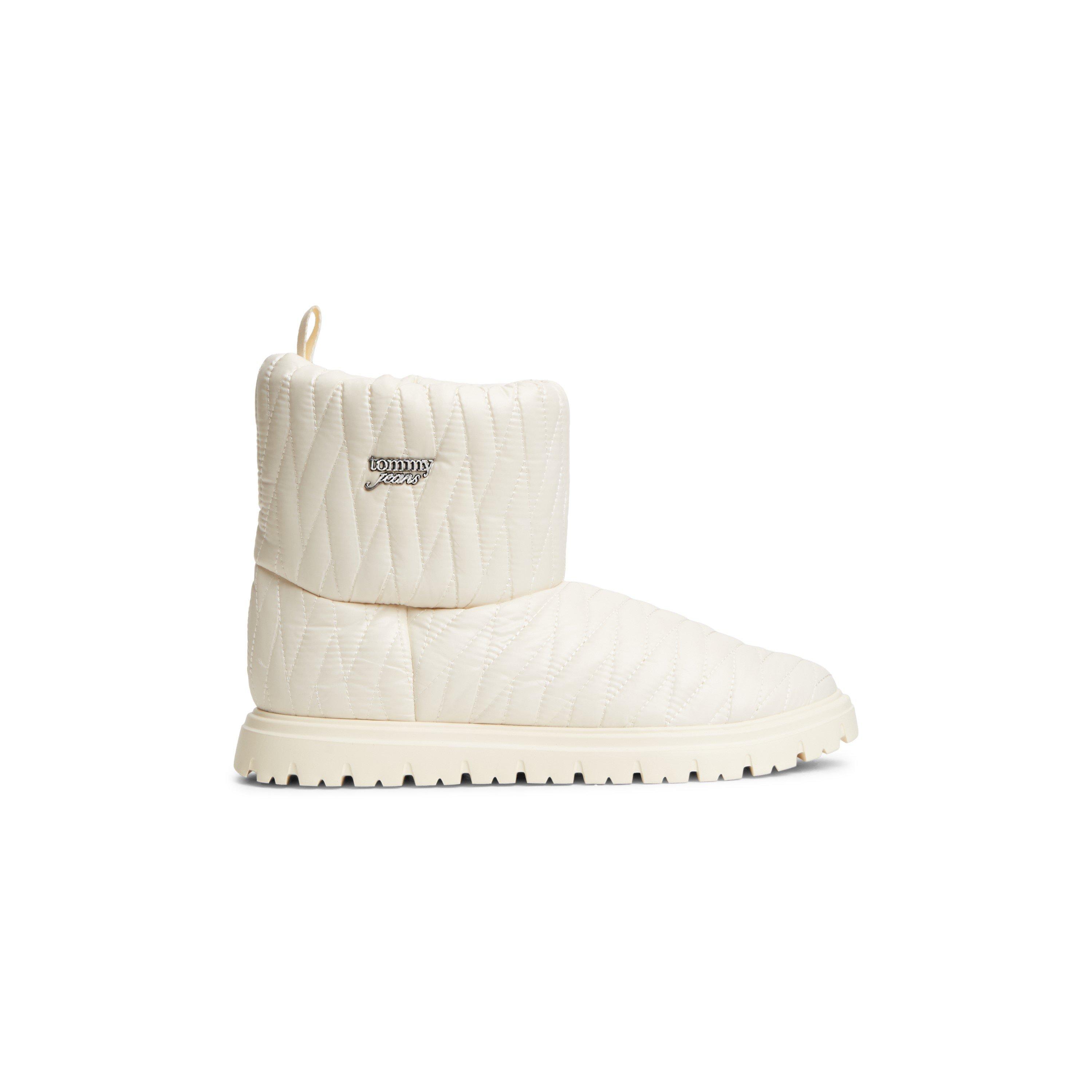 Cream - Tommy Jeans - Women's Quilted Snow Boots - 6