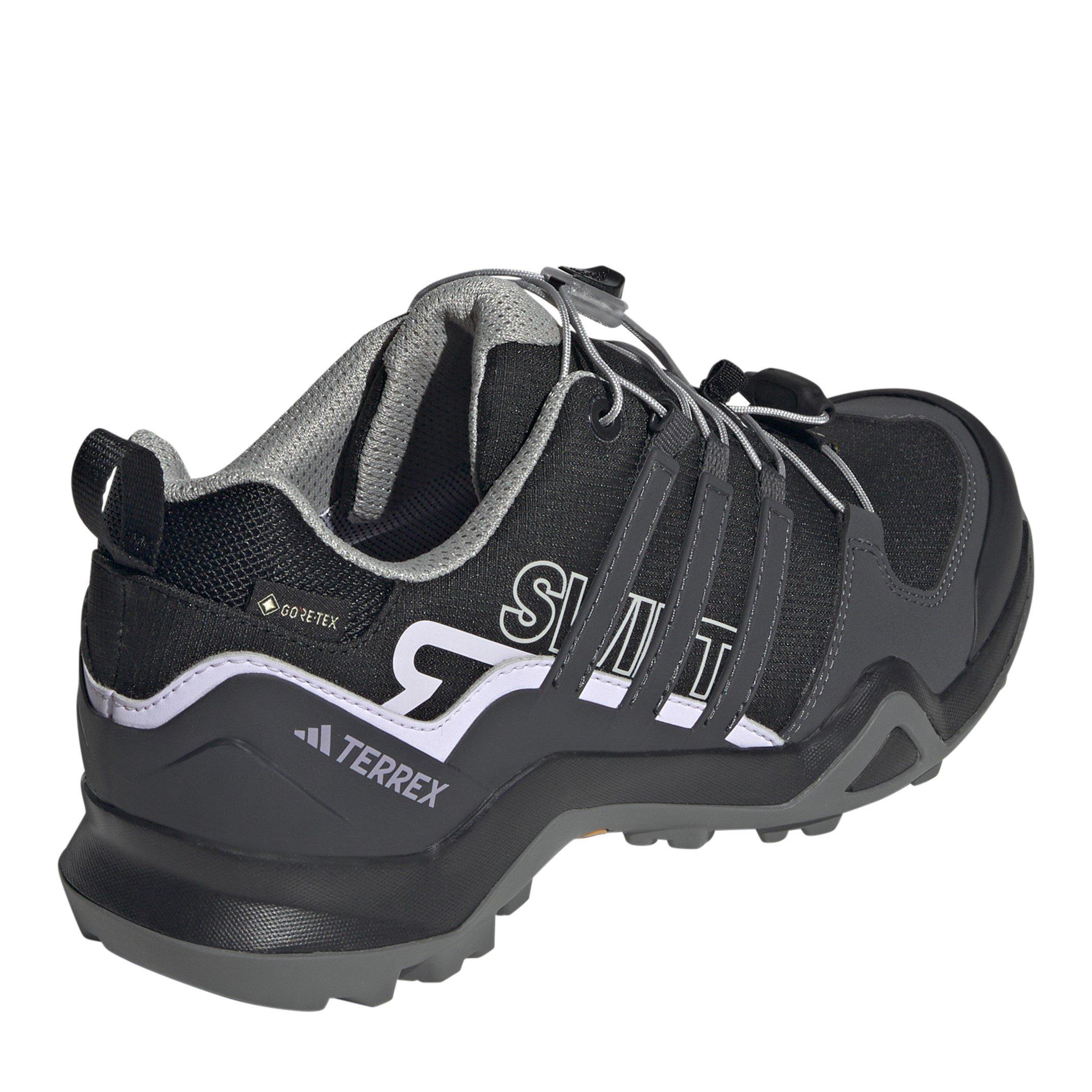 Black/Solid Gre - adidas - Terrex Swift Gore-Tex Waterproof Hiking Shoes - 4