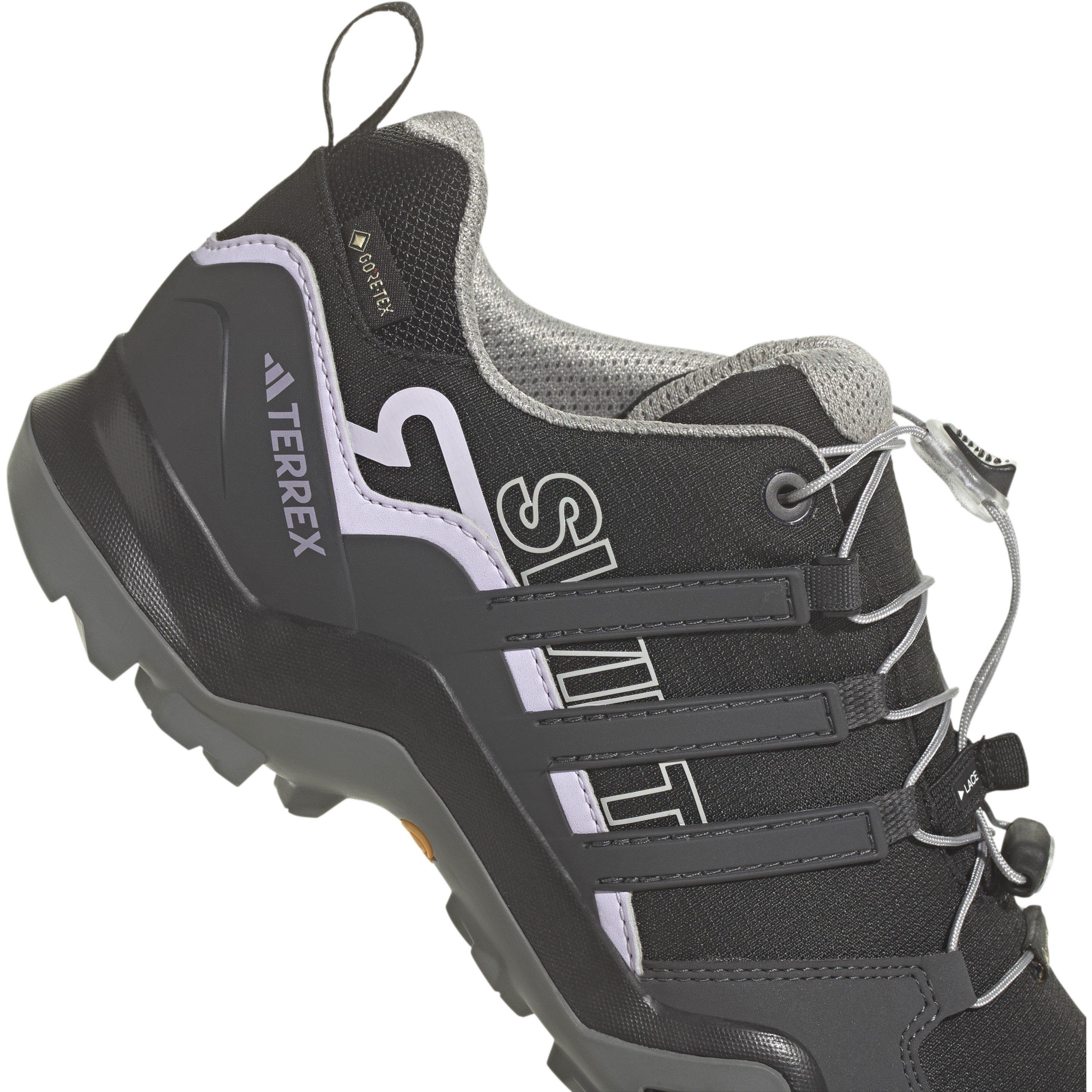 Black/Solid Gre - adidas - Terrex Swift Gore-Tex Waterproof Hiking Shoes - 7