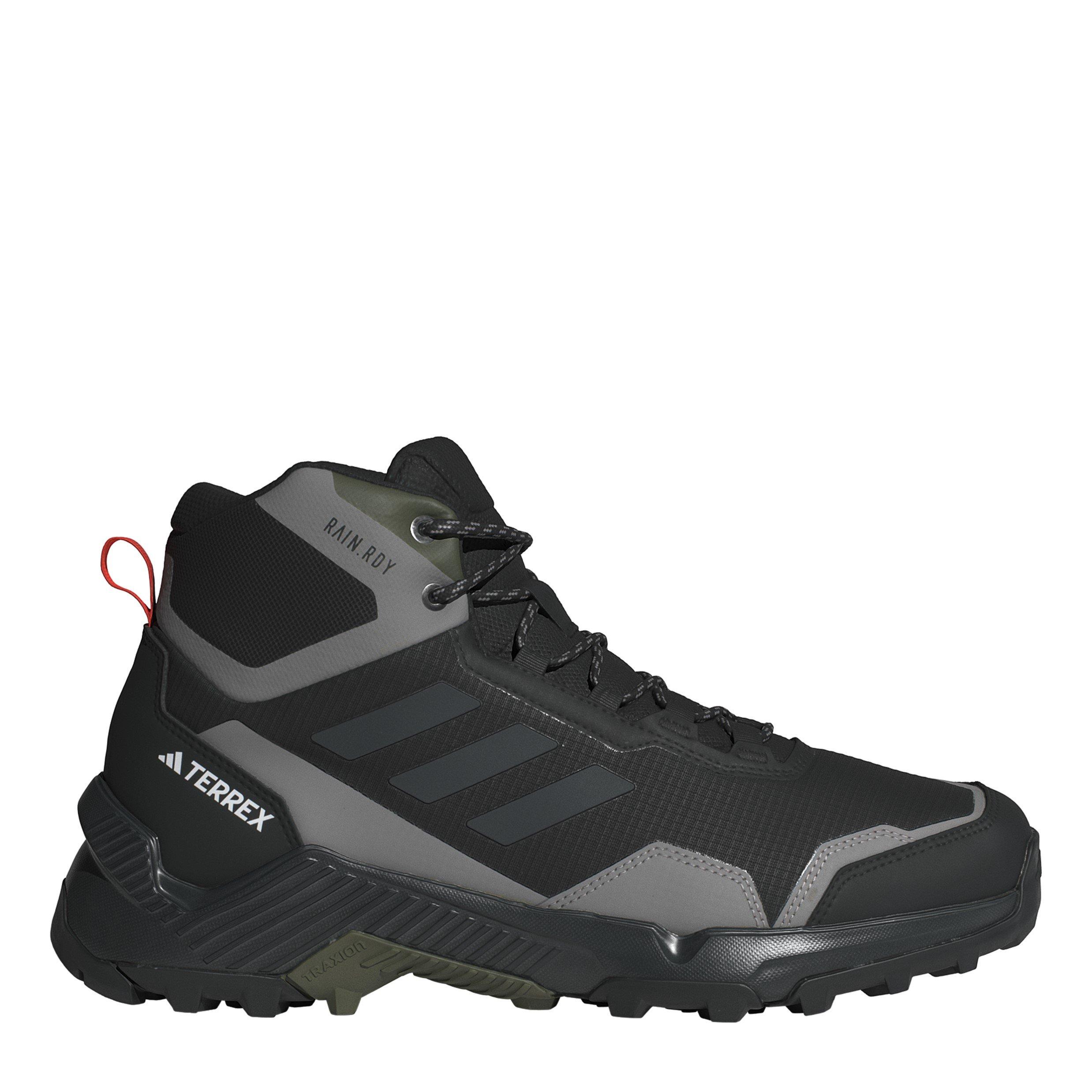 Black/Carbon - adidas - Terrex Eastrail Mid Waterproof Hiking Shoes - 1