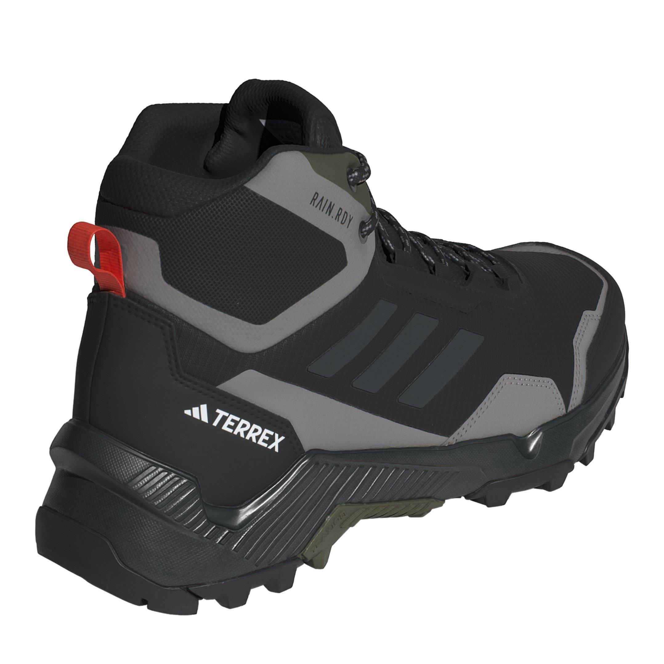 Black/Carbon - adidas - Terrex Eastrail Mid Waterproof Hiking Shoes - 4