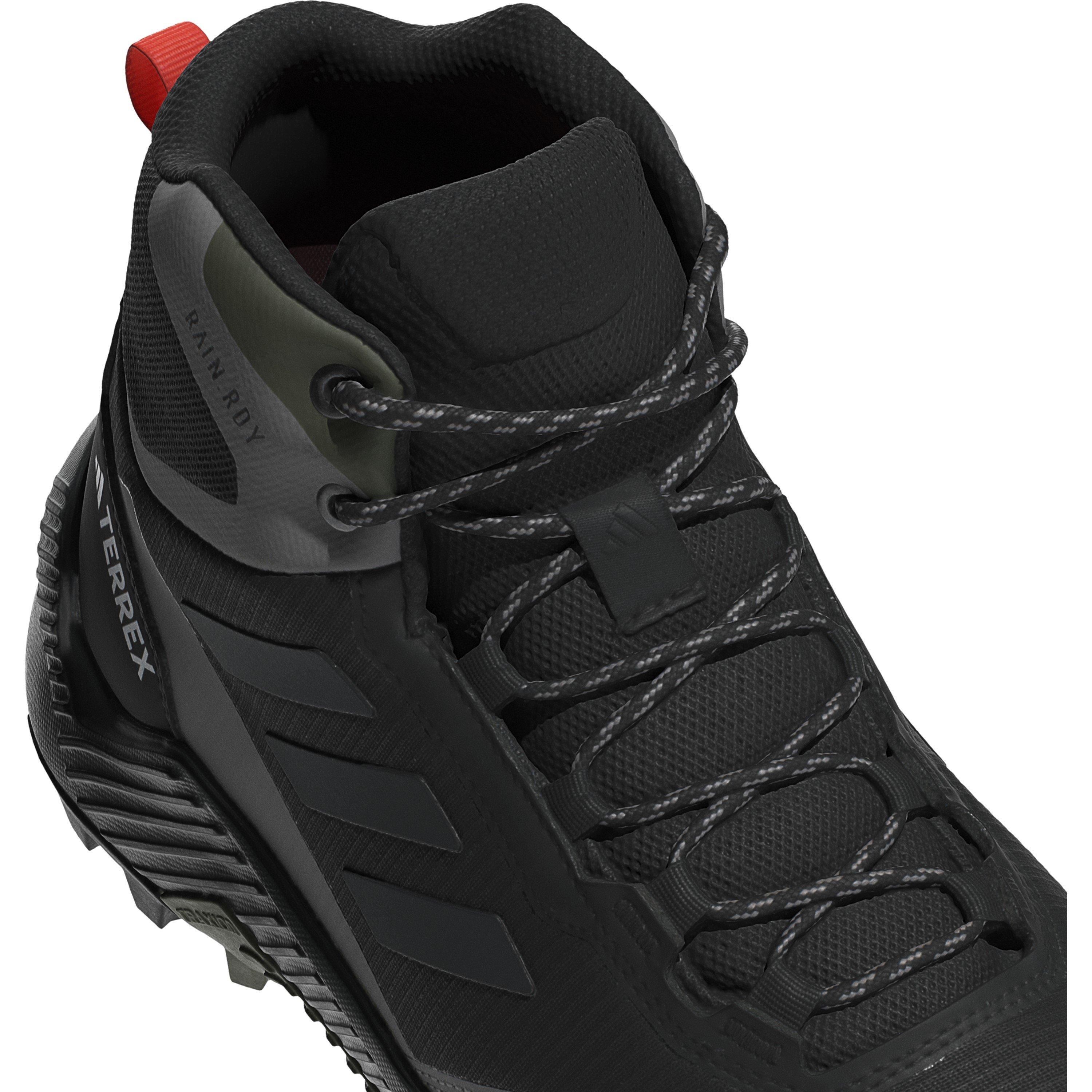 Black/Carbon - adidas - Terrex Eastrail Mid Waterproof Hiking Shoes - 7