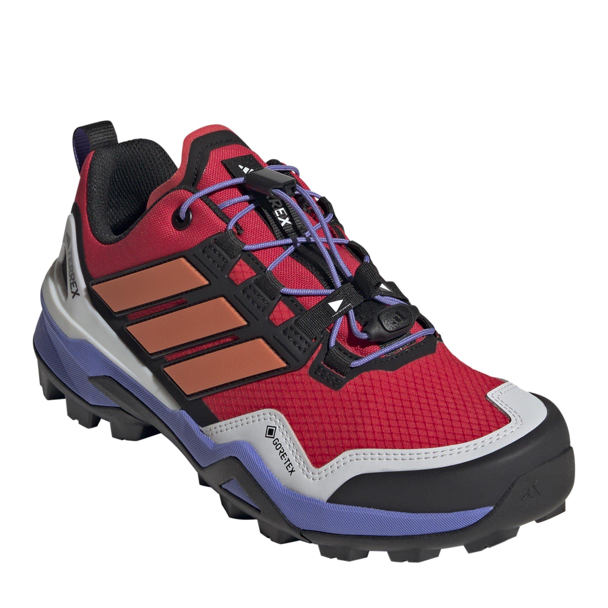 Ruby/Azul/Preto - adidas - Adults Non-Waterproof Hiking Shoes - 3