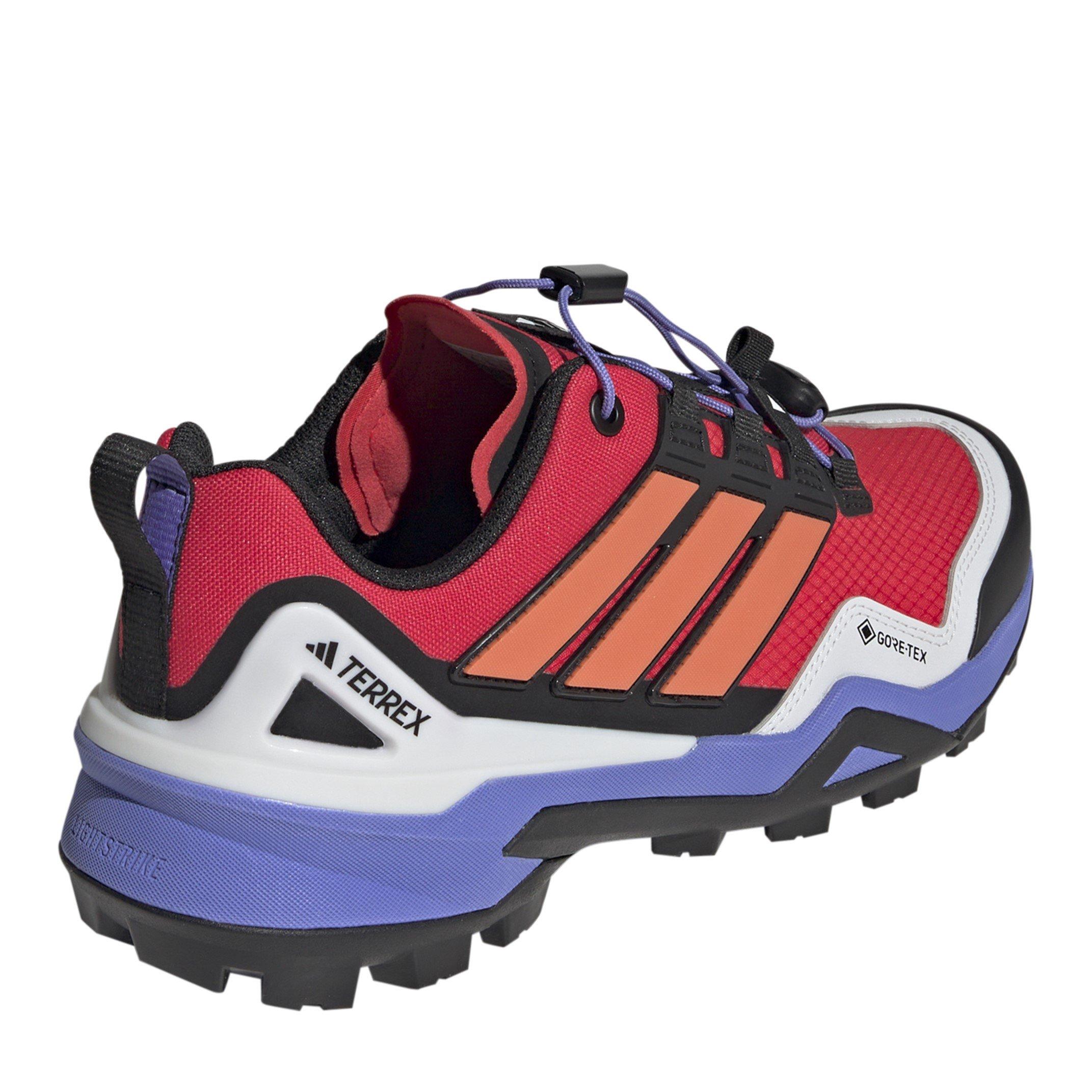 Ruby/Azul/Preto - adidas - Adults Non-Waterproof Hiking Shoes - 4