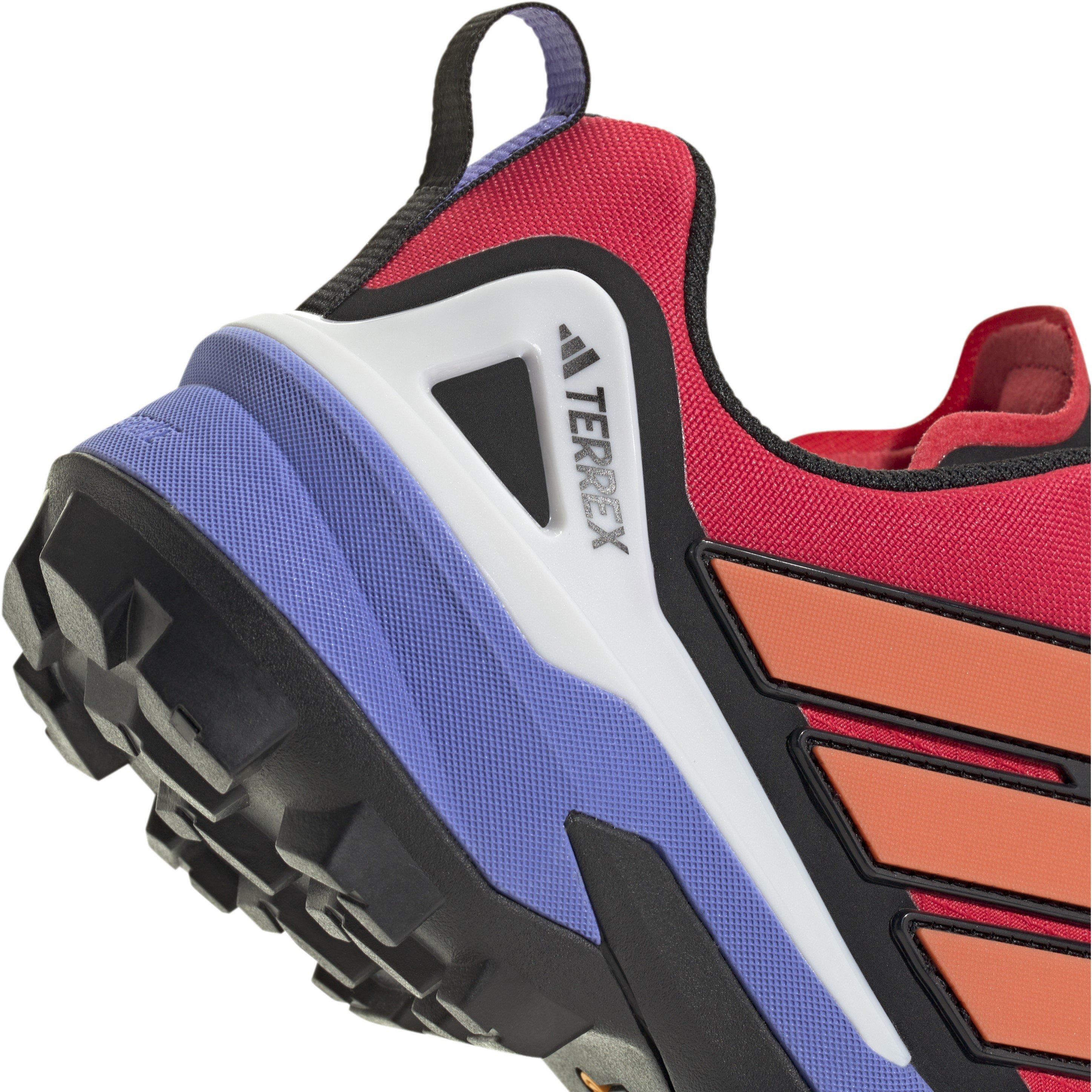 Ruby/Azul/Preto - adidas - Adults Non-Waterproof Hiking Shoes - 8
