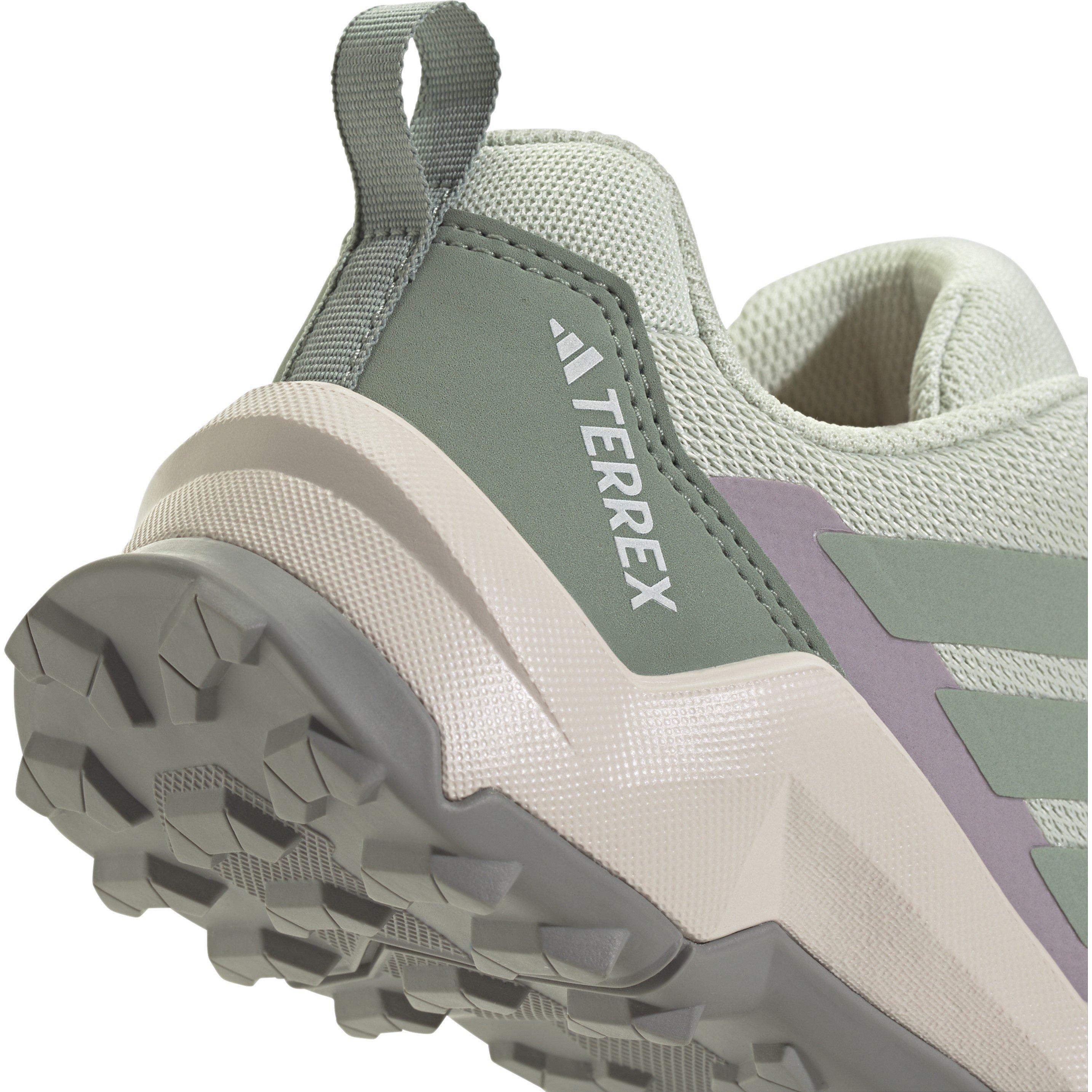 Green/Fig - adidas - Terrex AX4S Breathable Cushioned Non Waterproof Hiking Shoes - 8