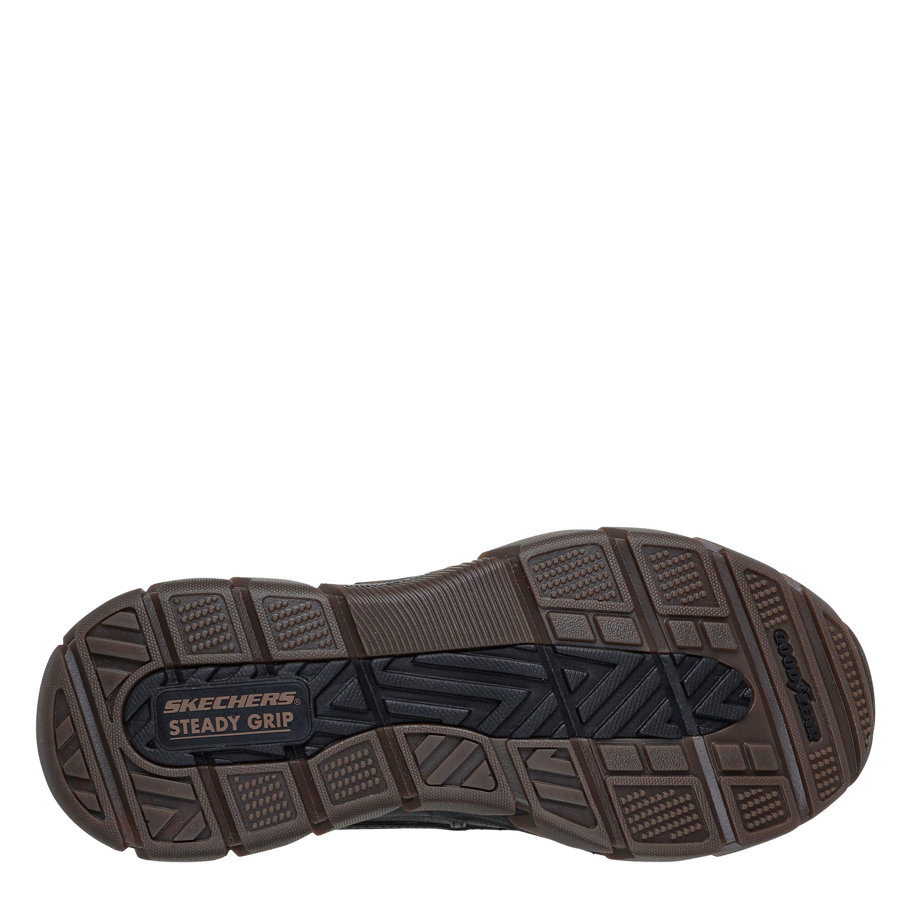 Chocolade/Zwart - Skechers - John Deere Slip-Ins Mid Top Waterpr Hiking Boots Mens - 4