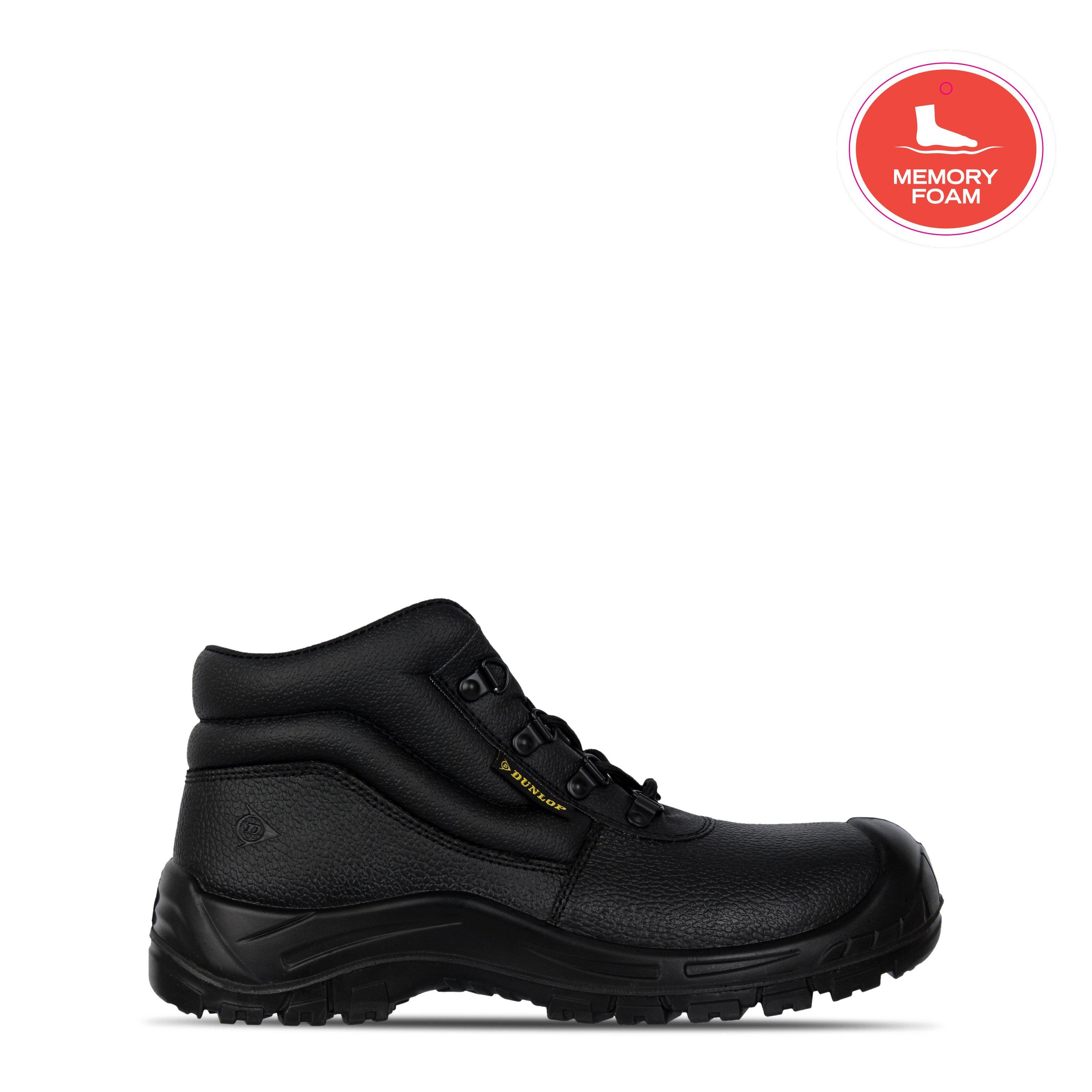 Black - Dunlop - North Carolina S3 Steel Toe Cap Boots Mens - 1