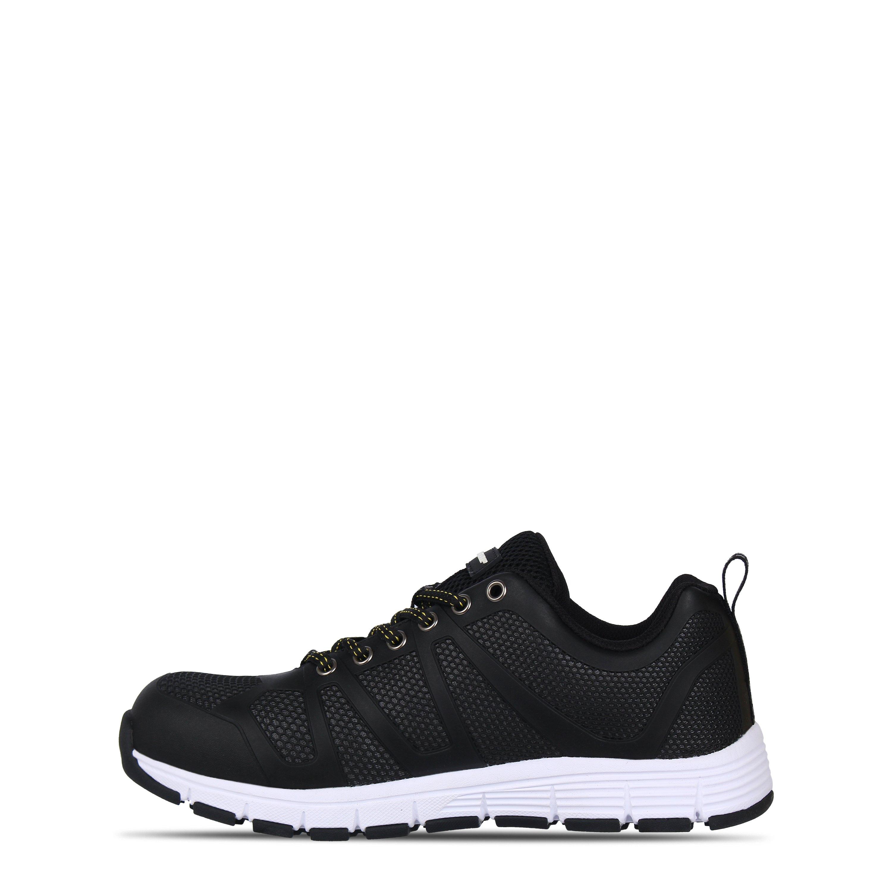 Black - Dunlop - Reno Steel Toe Cap Shoes Mens - 2