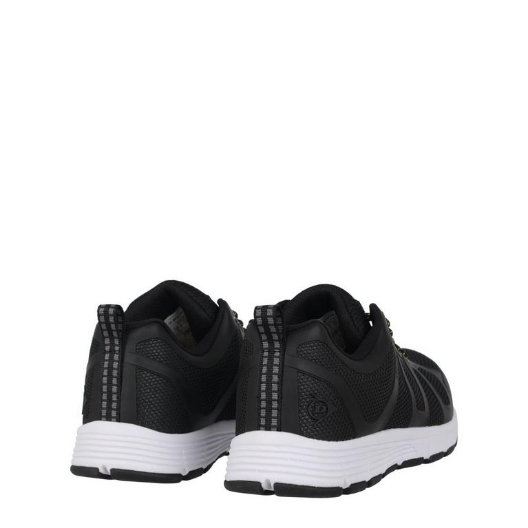 Noir - Dunlop - Sneaker 'Force 1' bianco nero oro - 4