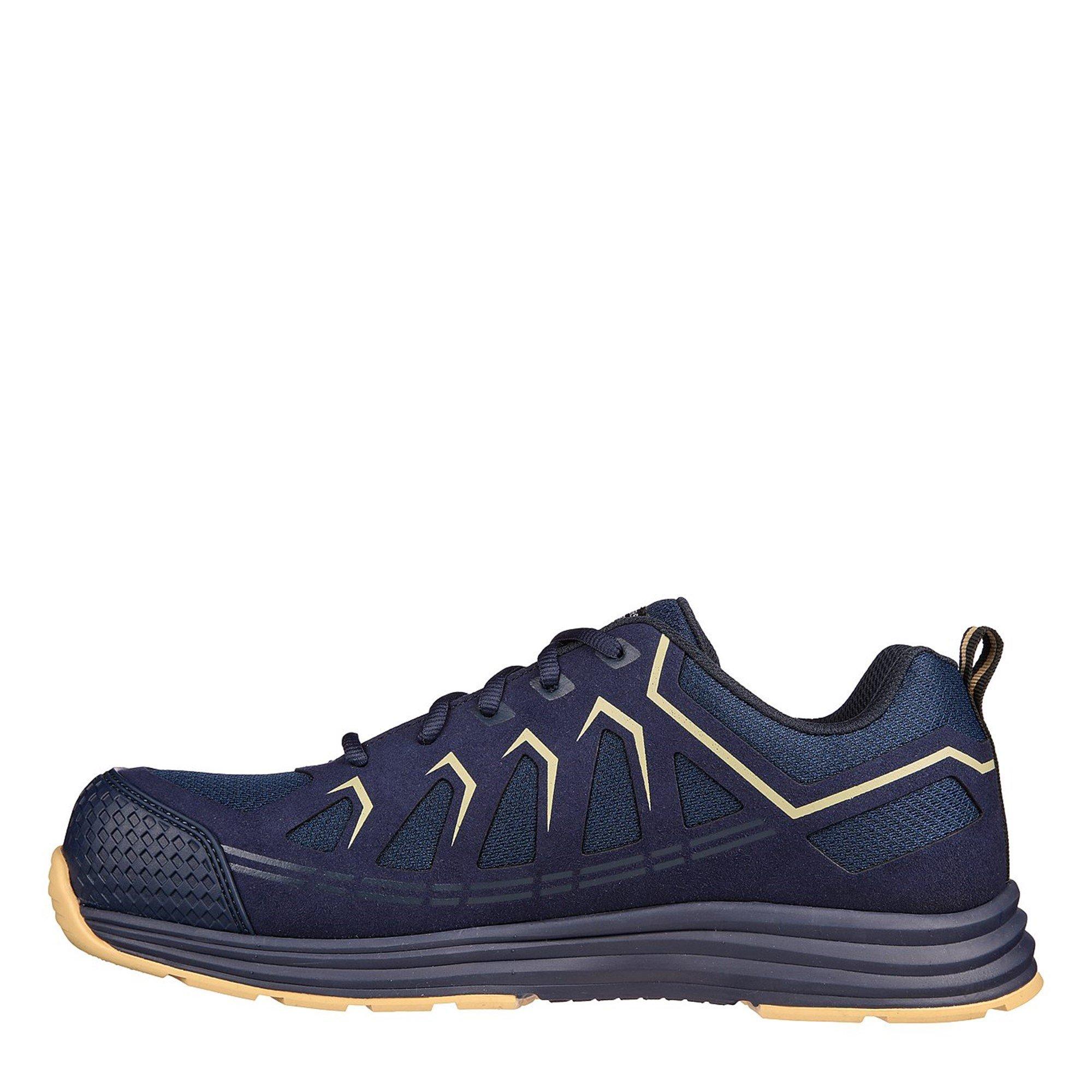 Marine/Beige - Skechers - Lace Up Athletic W Composite Toe Steel Cap Boots Mens - 2