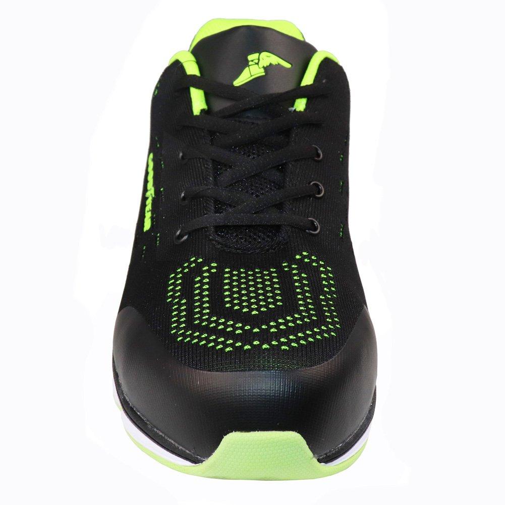 Sort/Grøn - Goodyear - Safety Steel Toe Cap Boots - 2