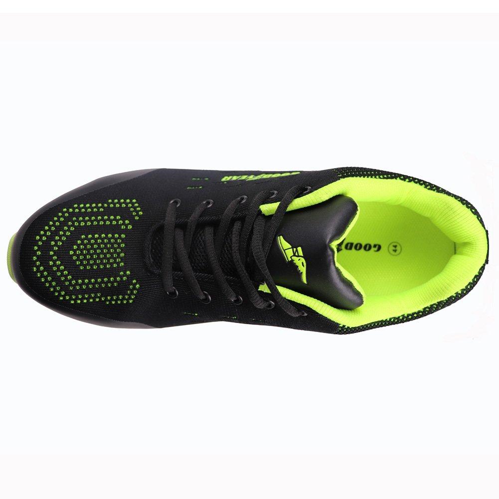 Sort/Grøn - Goodyear - Safety Steel Toe Cap Boots - 3