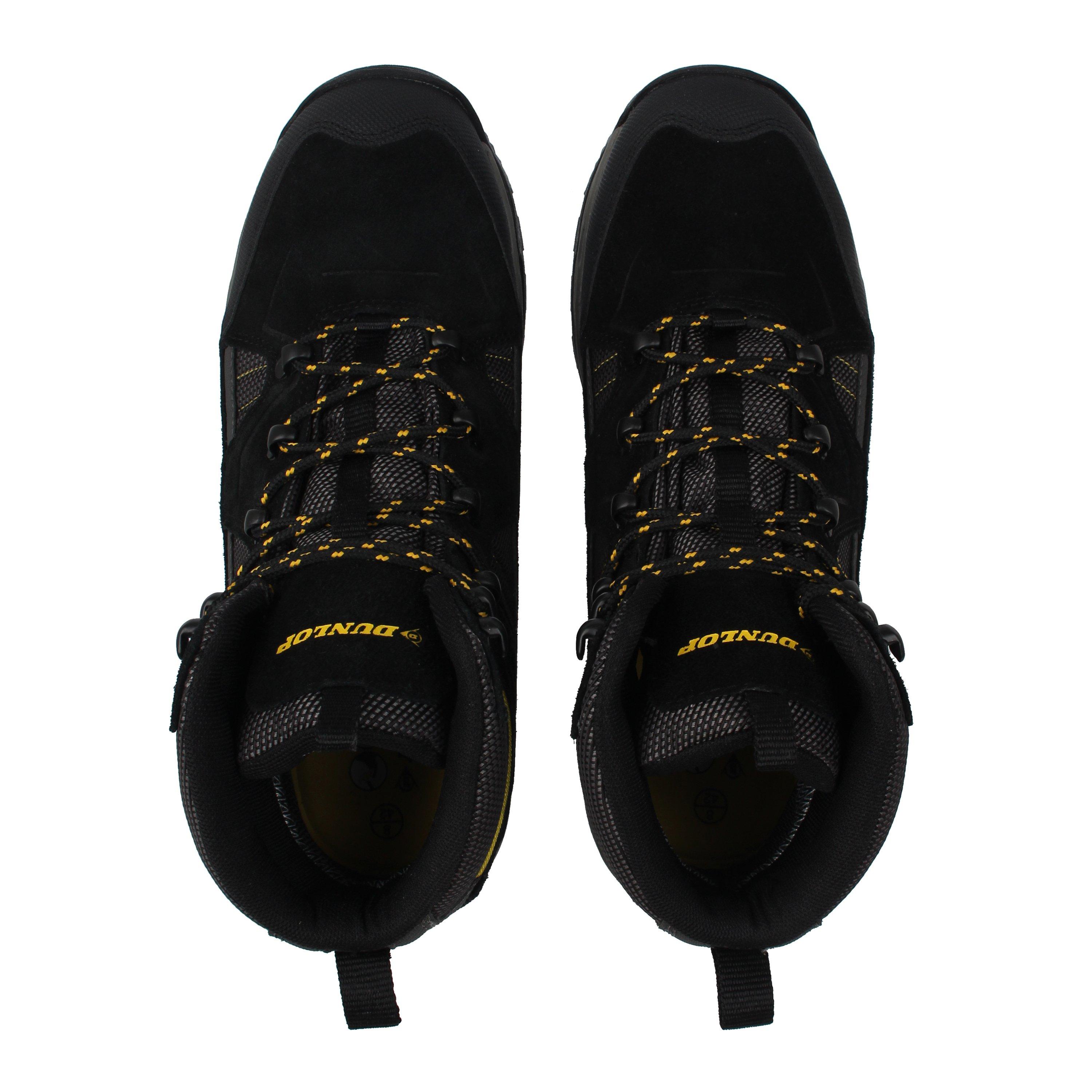 Black - Dunlop - Illinois Steel Toe Cap Boots Mens - 5