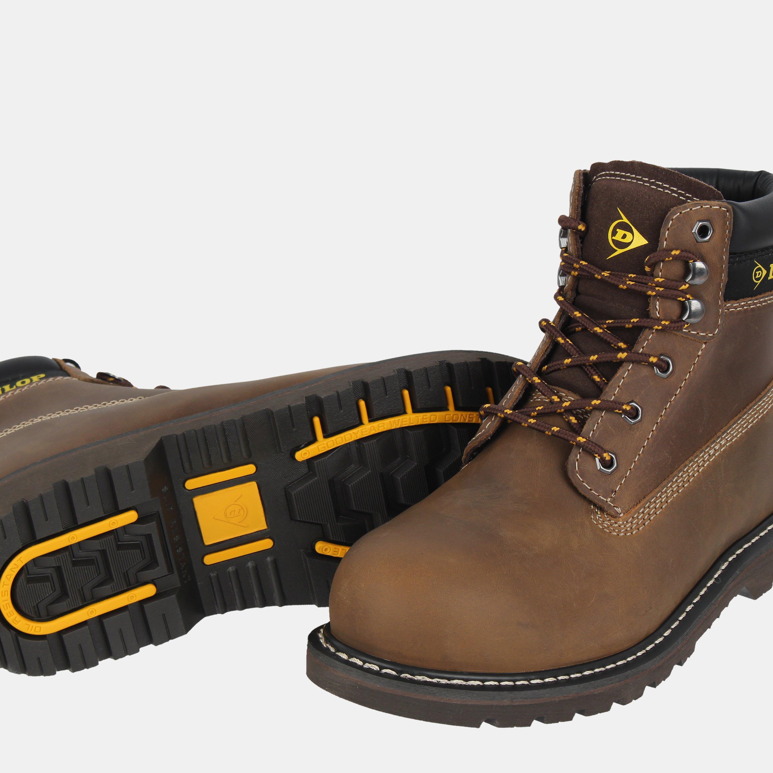 Brown - Dunlop - Nevada Steel Toe Cap Boots Mens - 3