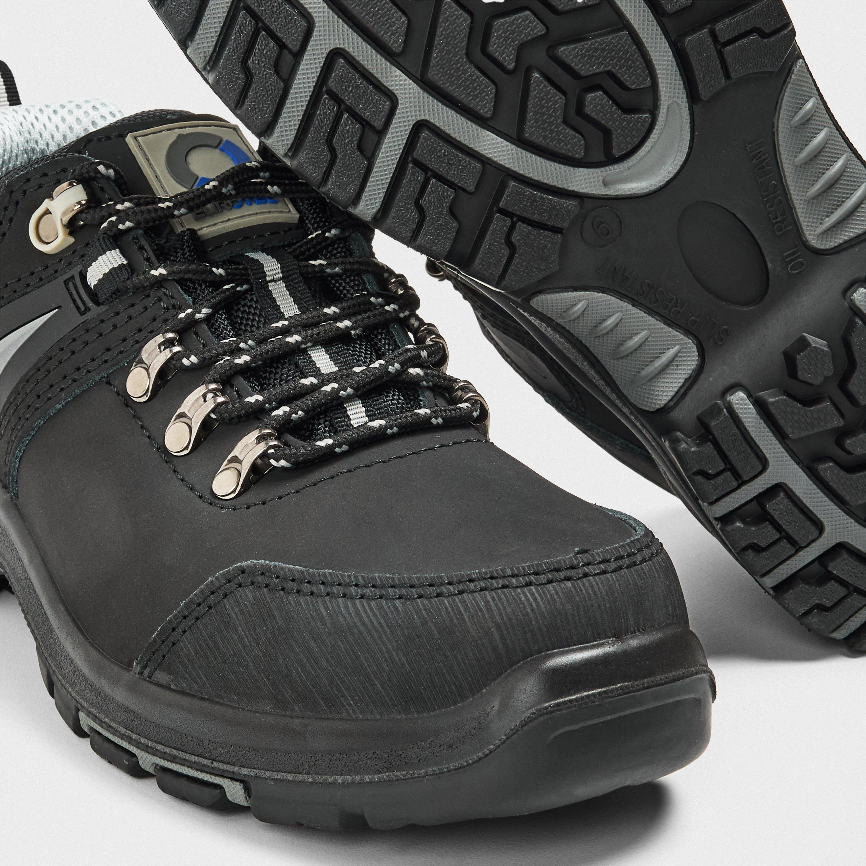 Black - Eurotec - Unisex Adults Safety Steel Toe Cap Boot - 3