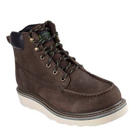 Skechers John Deere Lace Up Padded Collar Bo Steel Toe Cap Boots Mens