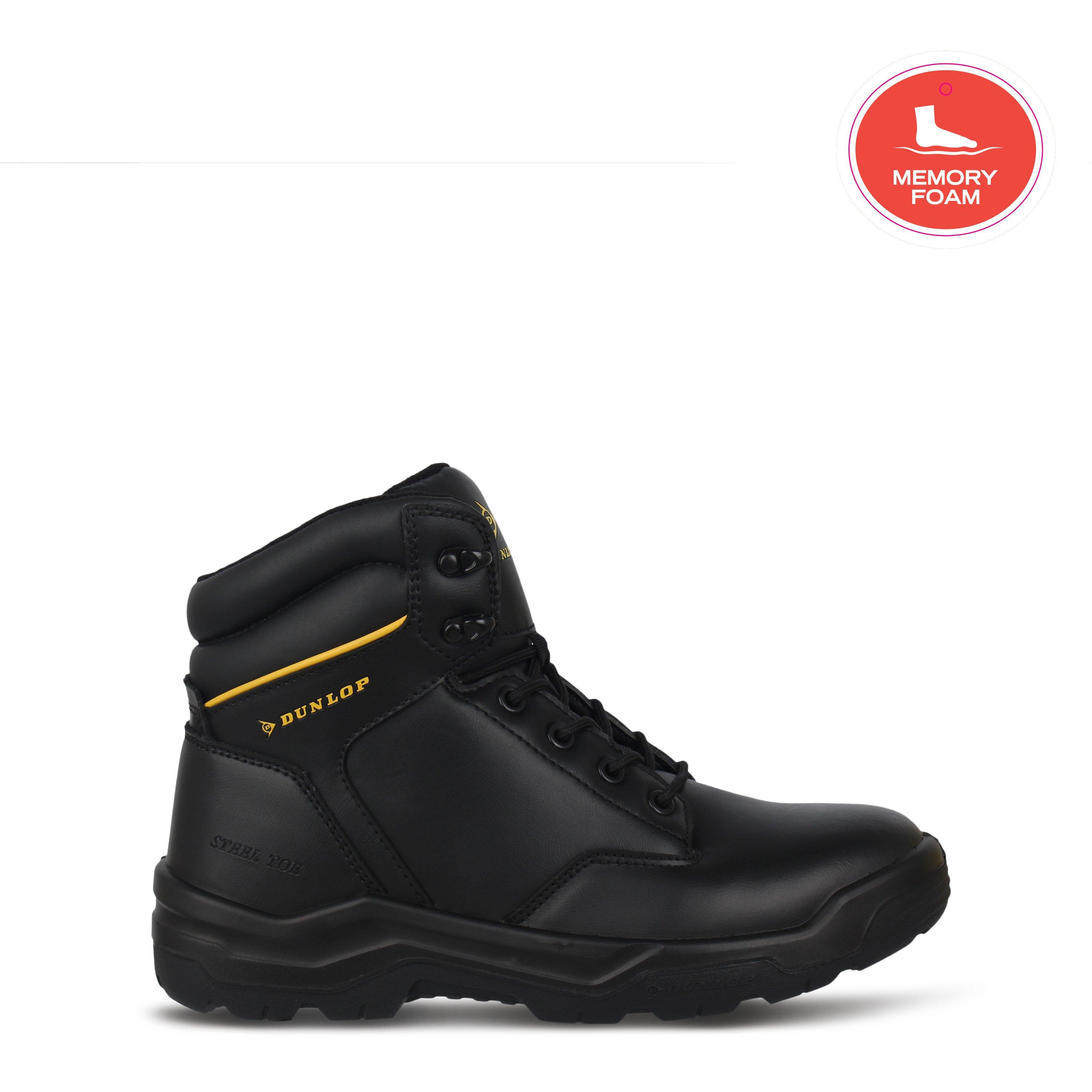 Black - Dunlop - Dakota Steel Toe Cap Boots - 1
