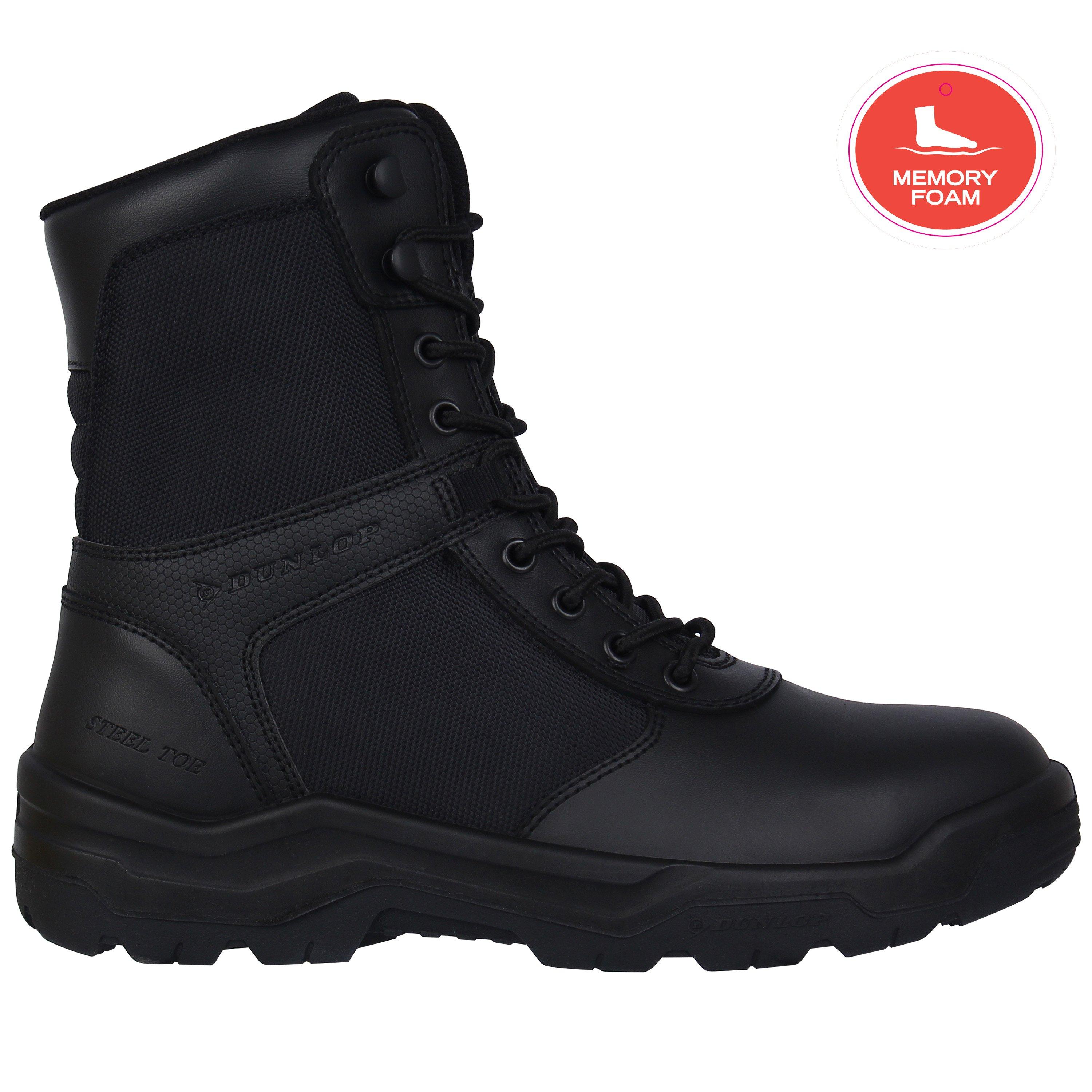 Noir - Dunlop - Hudson Steel Toe Cap Boots Mens - 1