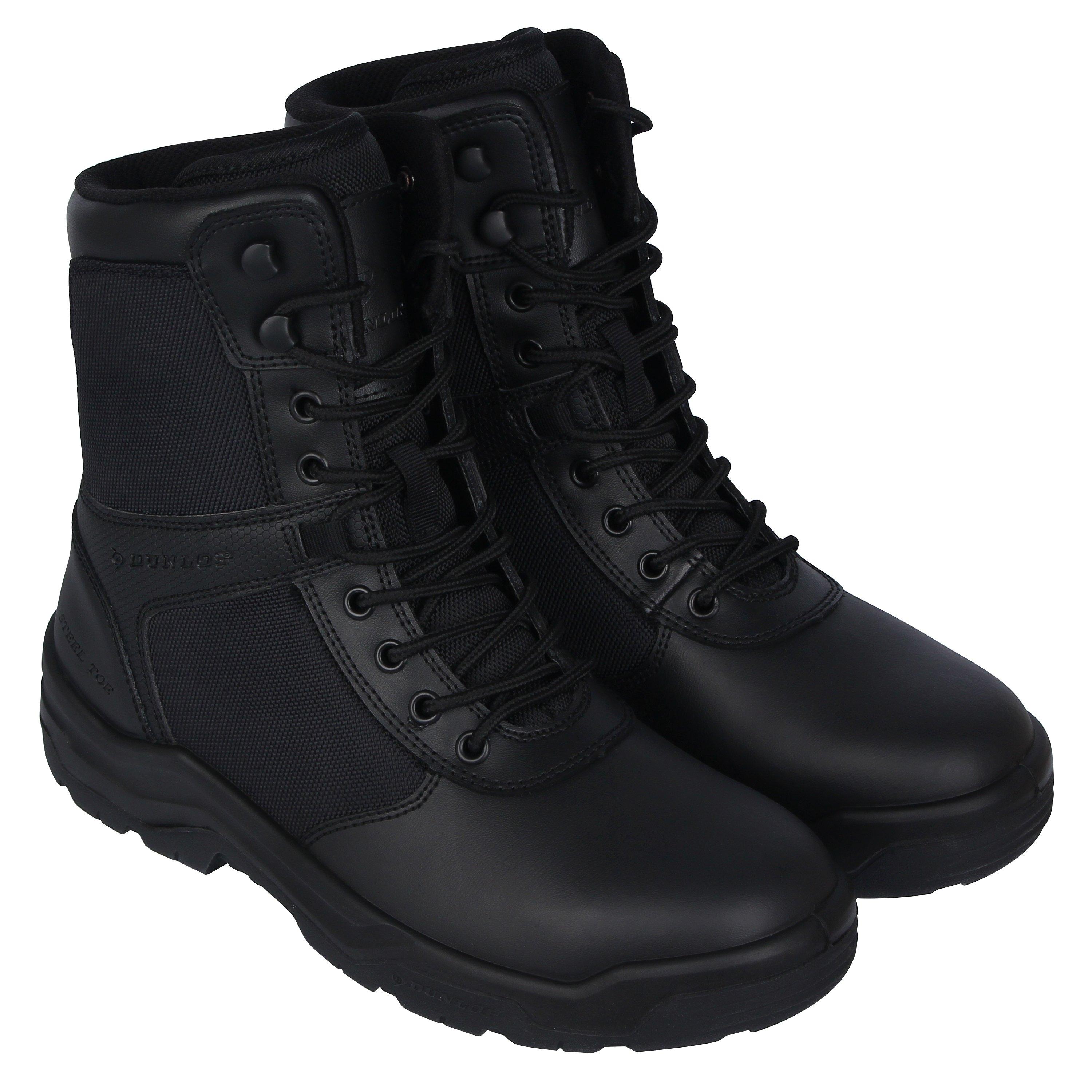 Noir - Dunlop - Hudson Steel Toe Cap Boots Mens - 5