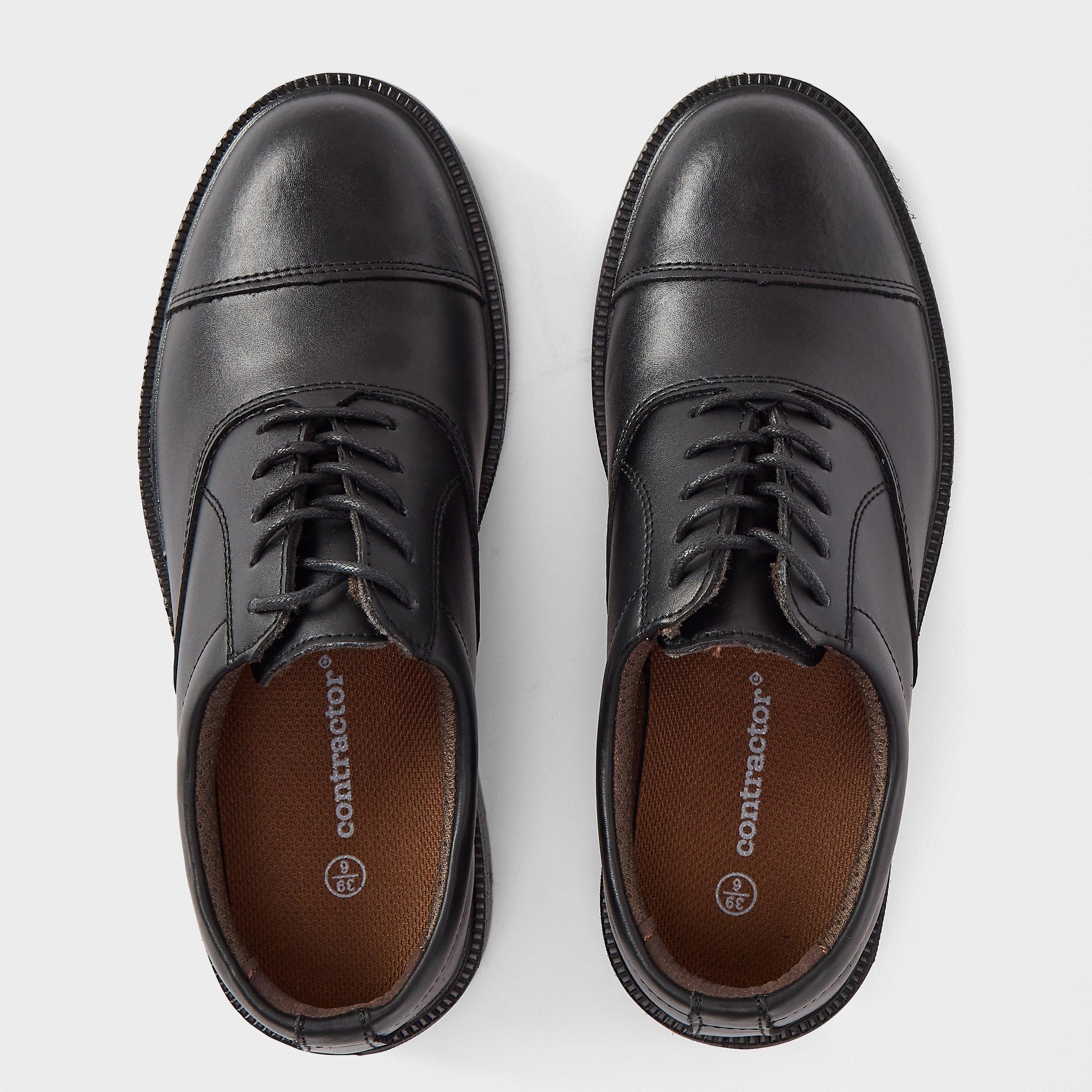 Black - Contractor - Unisex Adults Contrac Safety Steel Toe Cap Boot - 4