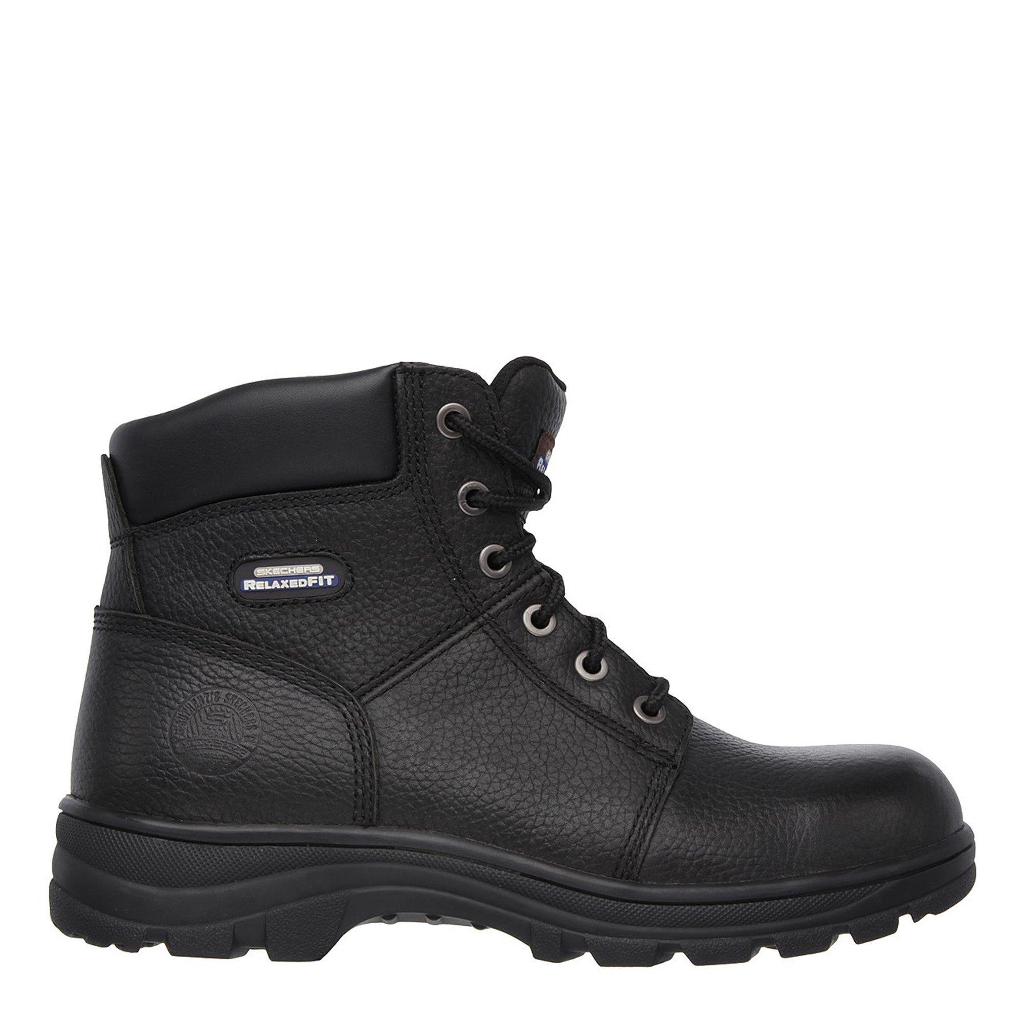 Schwarz - Skechers - Work Workshire Mens Steel Toe Cap Safety Boots - 3