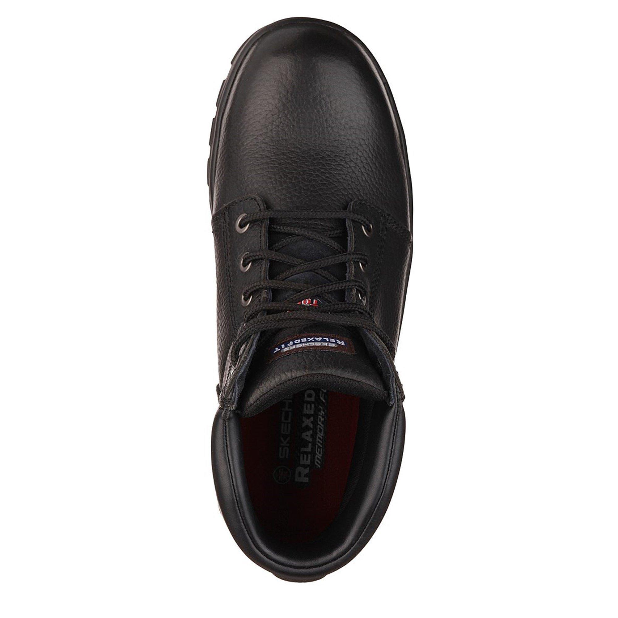 Schwarz - Skechers - Work Workshire Mens Steel Toe Cap Safety Boots - 5