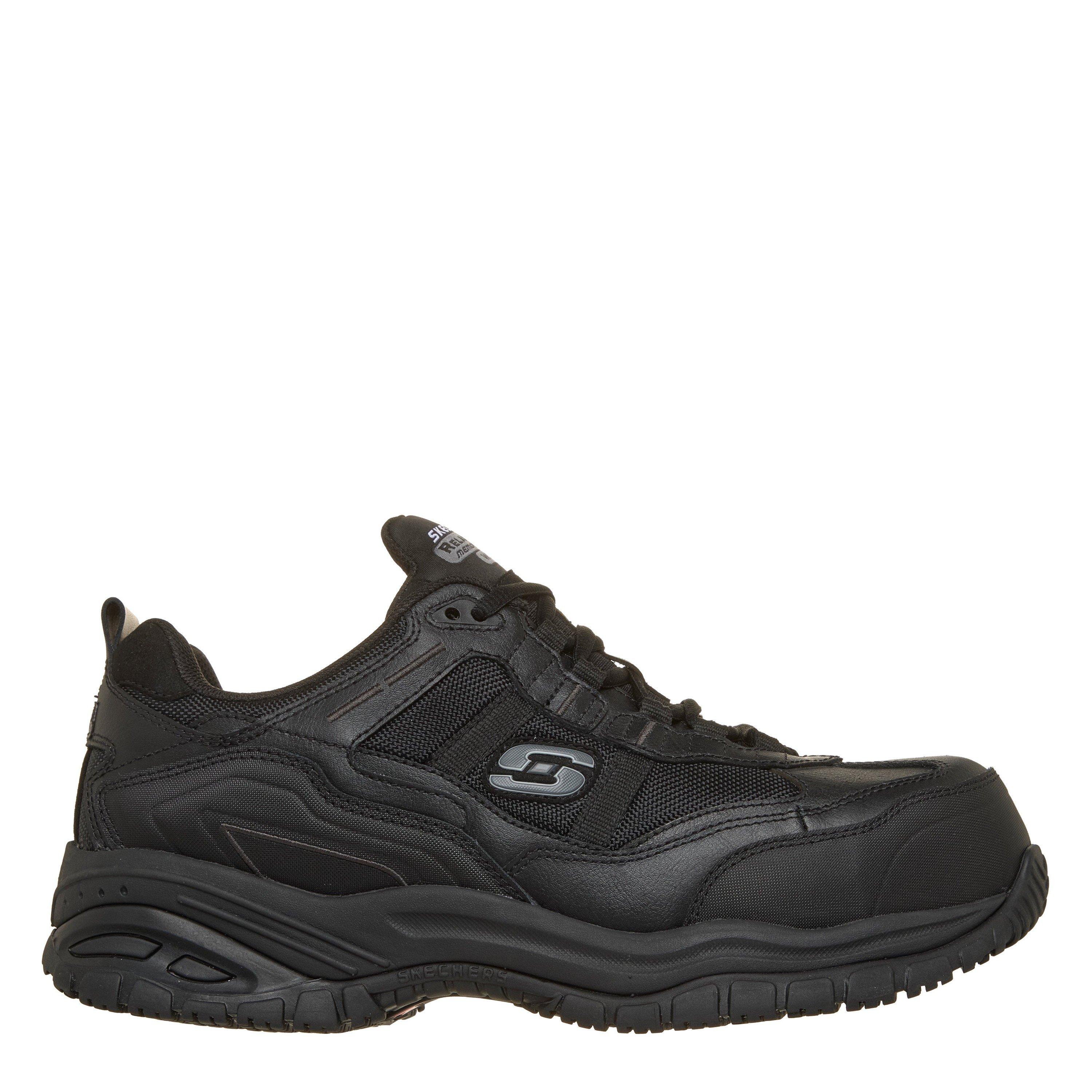 Skechers Men's Work Stride Safety Shoes - Black - 10.5 (45.5)
