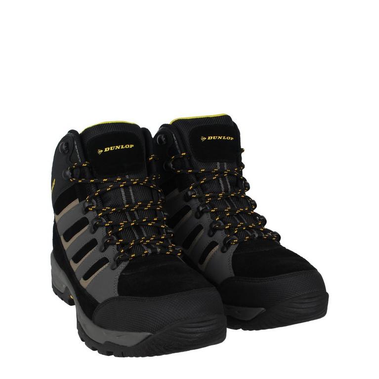 Noir/Charbon - Dunlop - Michigan Mens Steel Toe Cap Safety Boots - 3