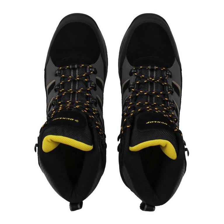 Noir/Charbon - Dunlop - Michigan Mens Steel Toe Cap Safety Boots - 5