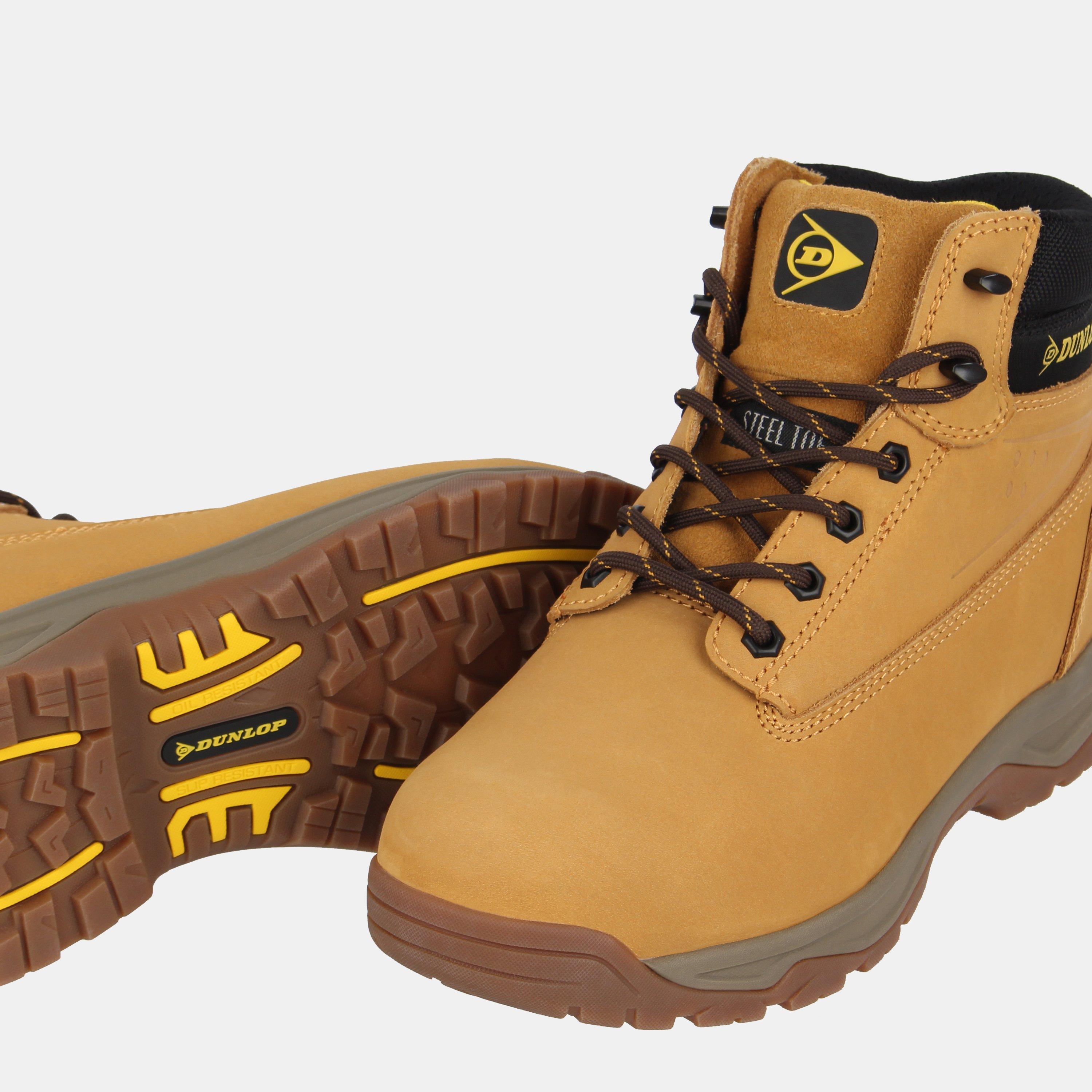 Honey - Dunlop - OnSite Steel Toe Cap Boots Mens - 3