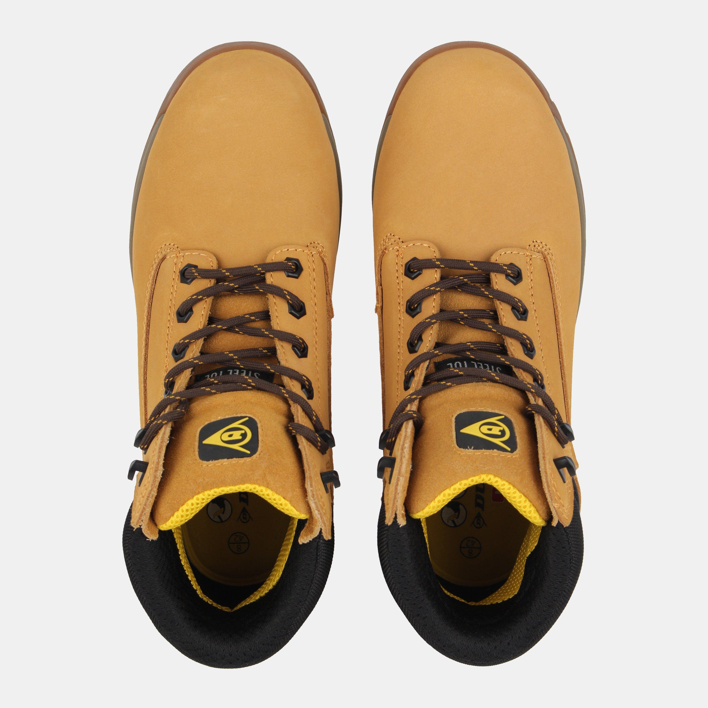 Honey - Dunlop - OnSite Steel Toe Cap Boots Mens - 4
