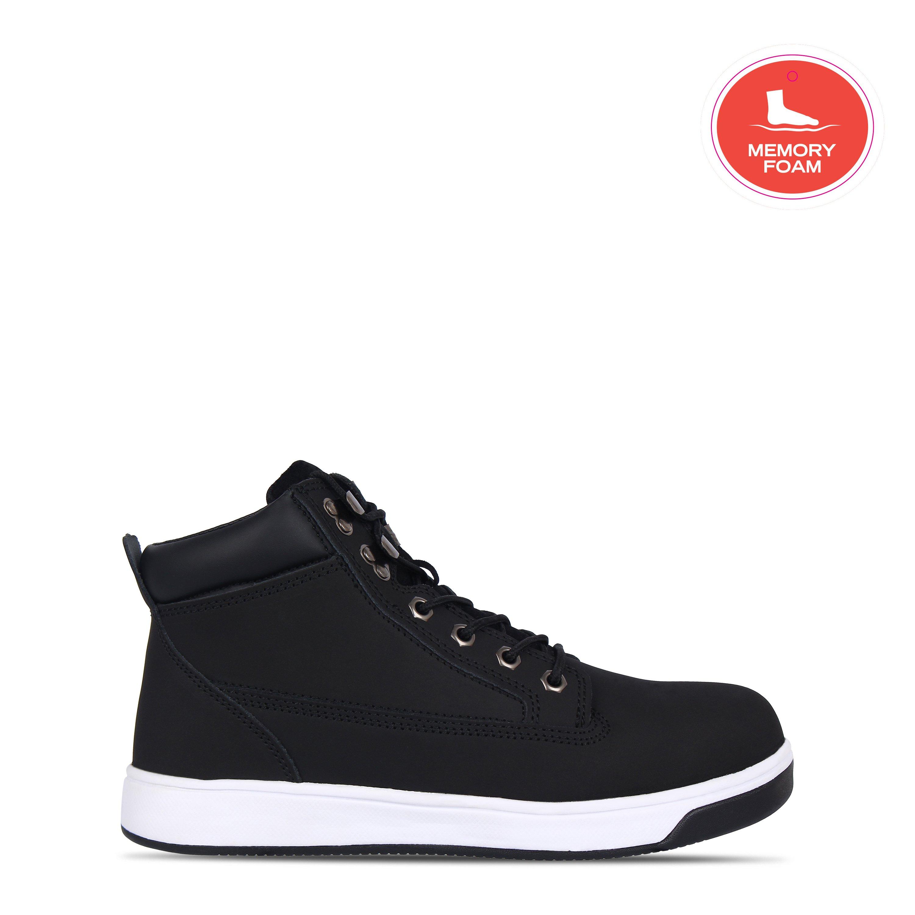 Black/White - Dunlop - Nebraska Steel Toe Cap Boots Mens - 1