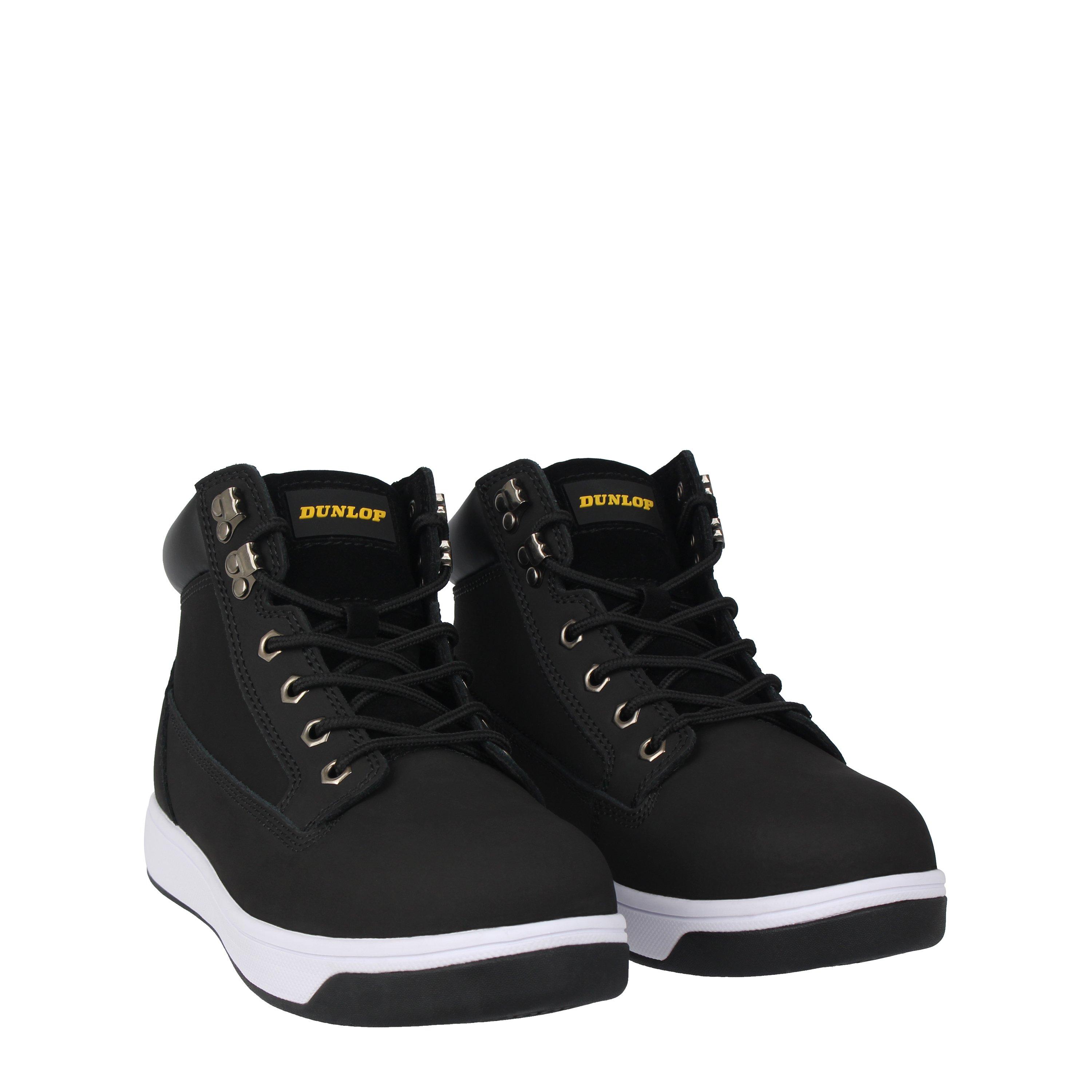 Black/White - Dunlop - Nebraska Steel Toe Cap Boots Mens - 3