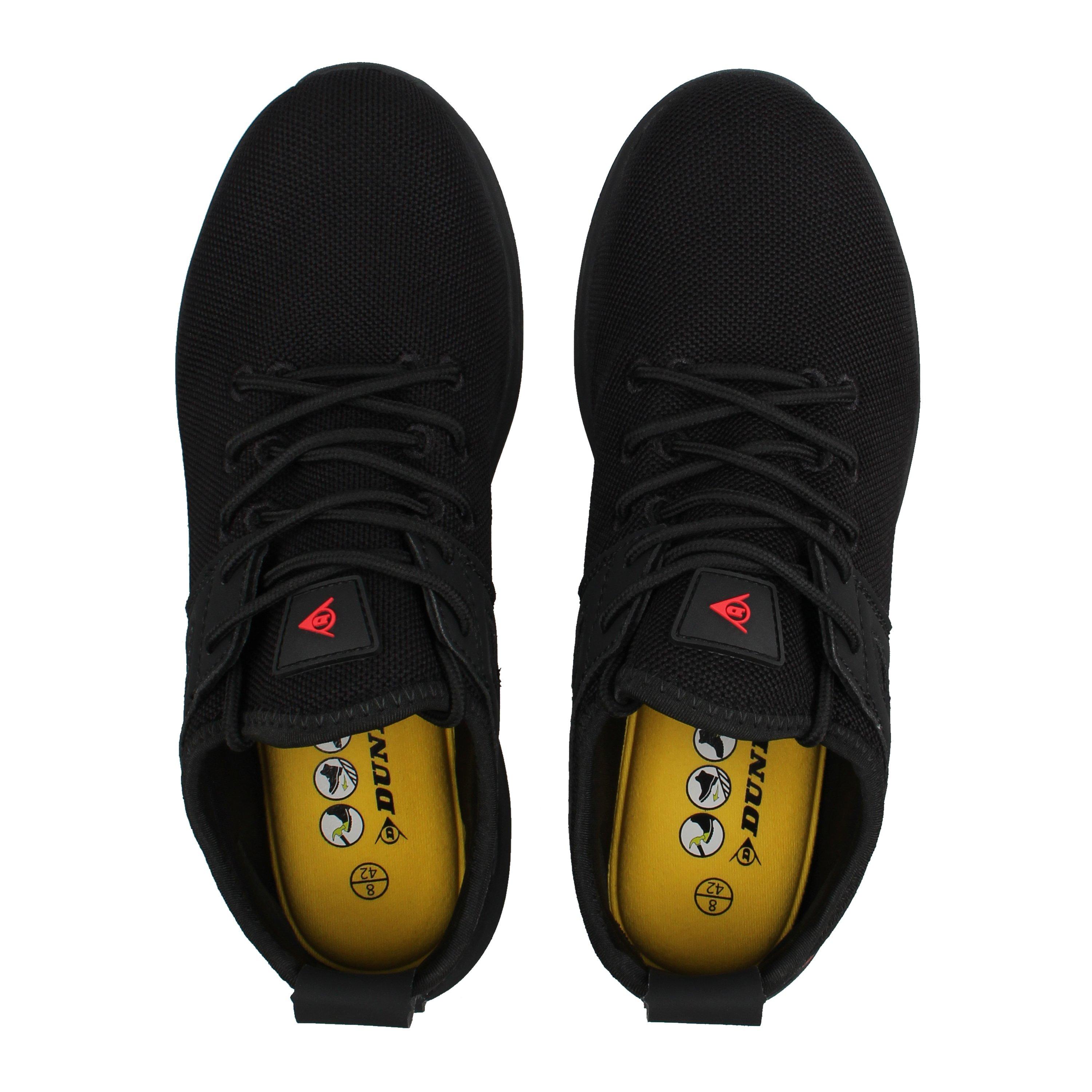 Schwarz/Rot - Dunlop - Arizona Steel Toe Cap Shoe Mens - 5