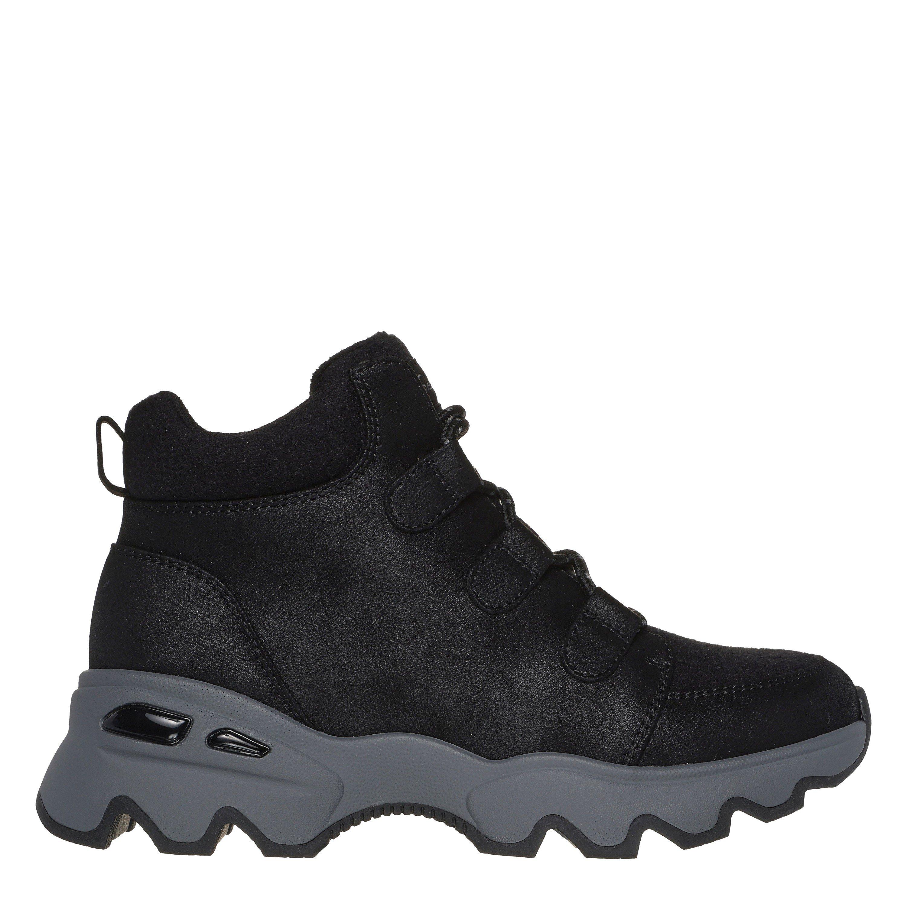 Skechers Women's Biglug Non Waterproof Walking Shoes - Black - 4.5 (37.5)